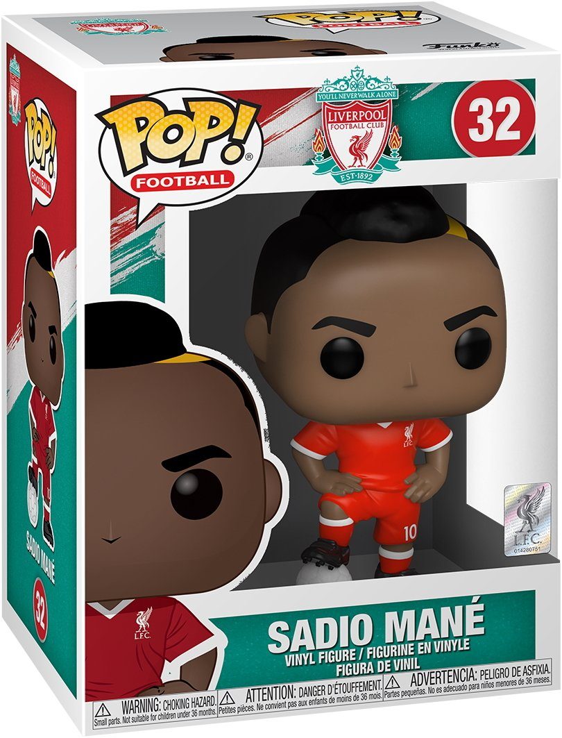 Funko Spielfigur FC Liverpool - Sadio Mane Mané 32 Pop! Vinyl Figur