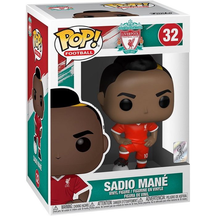 Funko Spielfigur FC Liverpool - Sadio Mane Mané 32 Pop! Vinyl Figur