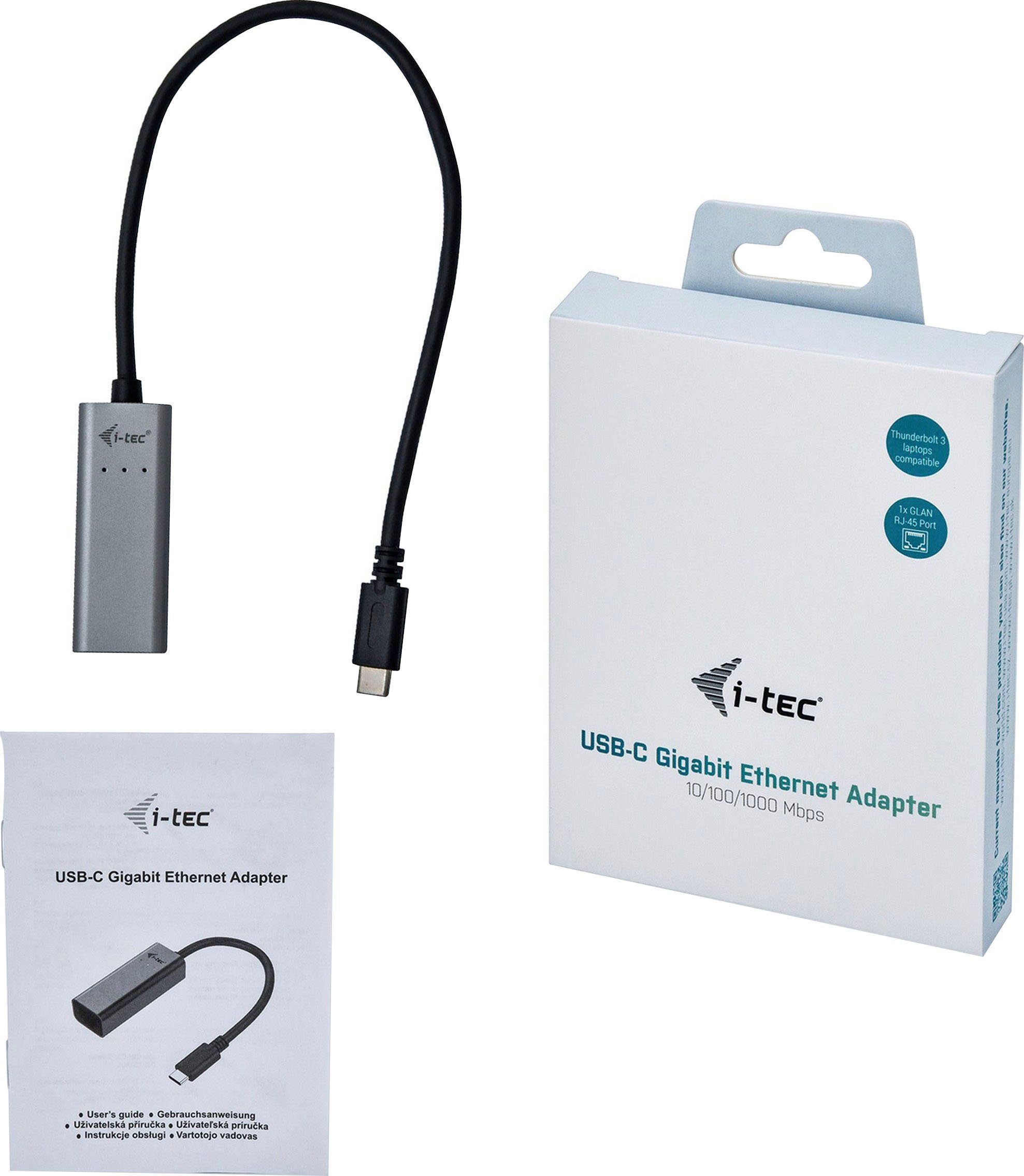 I-TEC USB-C Metal Gigabit Ethernet Adapter Adapter