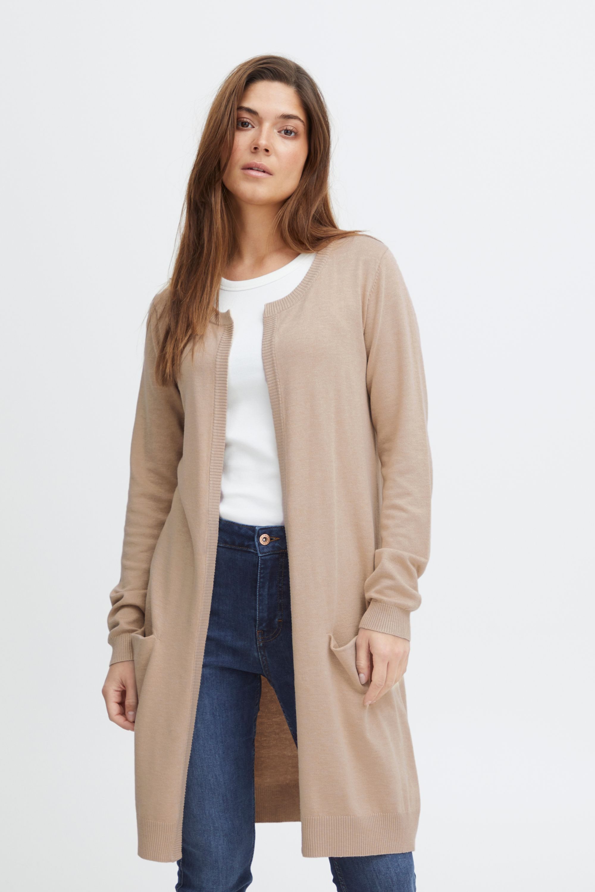 Pulz Jeans Strickjacke PZSARA Lange Strickjacke günstig online kaufen