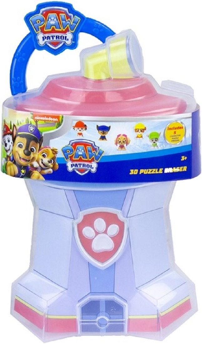 Spin Master Puzzle Radiergummi Puzzle Paw Patrol 5 Stk,Chase,Marshall,Rubble,Skye Rocky, 2 Puzzleteile, 5x3D-Puzzle Figur Radiergummi Geschenk für Mädchen Jungen 5er Set