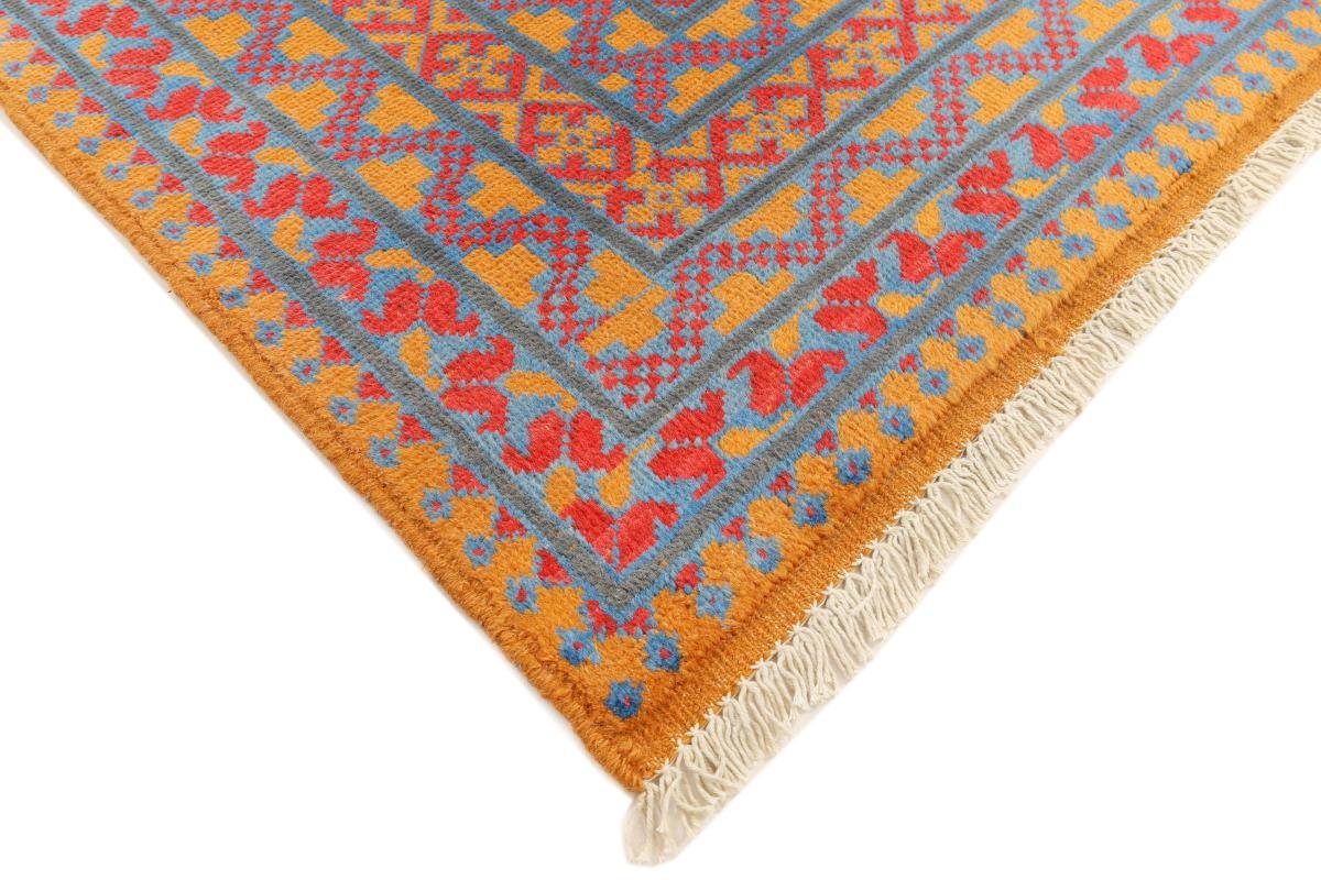 Orientteppich Afghan Orientteppich, Trading, 6 Nain Handgeknüpfter Höhe: Akhche mm rechteckig, 201x292