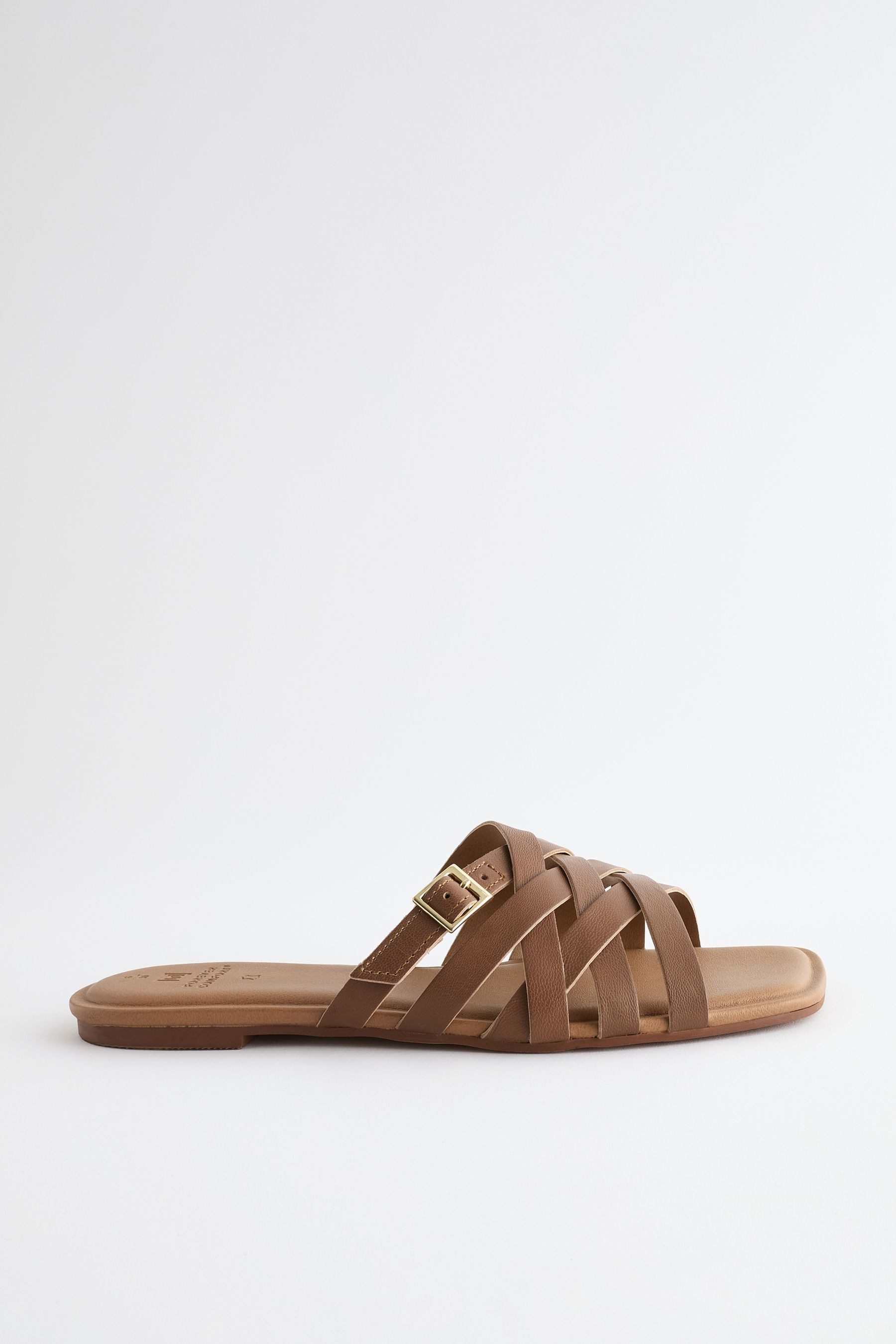Forever Comfort® Pantoletten, überkreuzte Riemen Pantolette