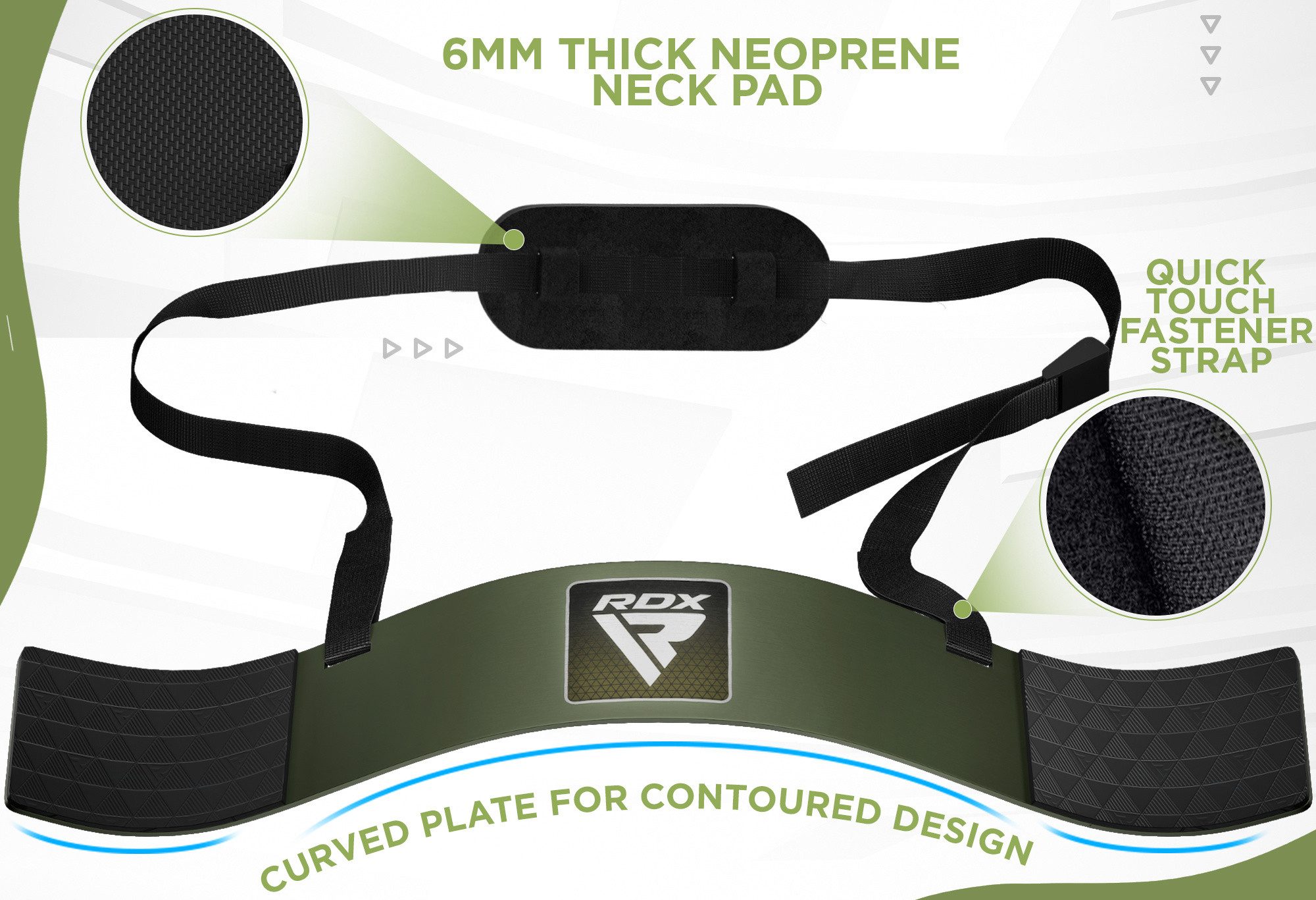 RDX Sports Gymnastikstäbe RDX Bizeps Isolator, 23 Zoll Curl Arm Blaster für Bizeps / Trizeps