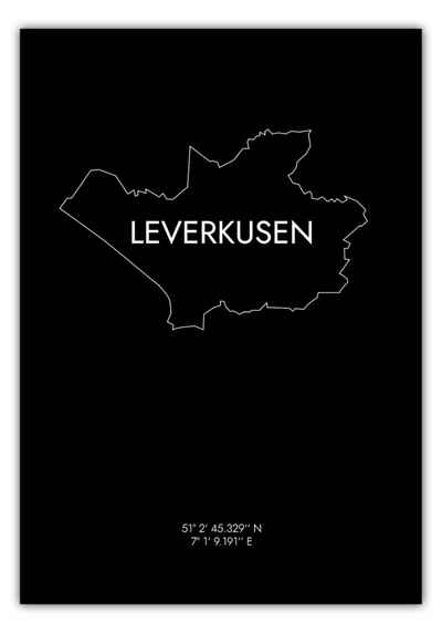 MOTIVISSO Poster Leverkusen Koordinaten #8