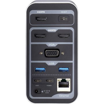 Renkforce Laptop-Dockingstation USB-C® Dock Notebook Dockingstation, inkl. Ladefunktion