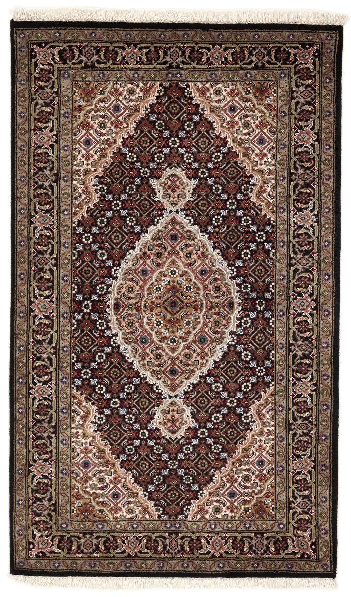 Orientteppich Indo Täbriz 95x161 Handgeknüpfter Orientteppich, Nain Trading, rechteckig, Höhe: 12 mm