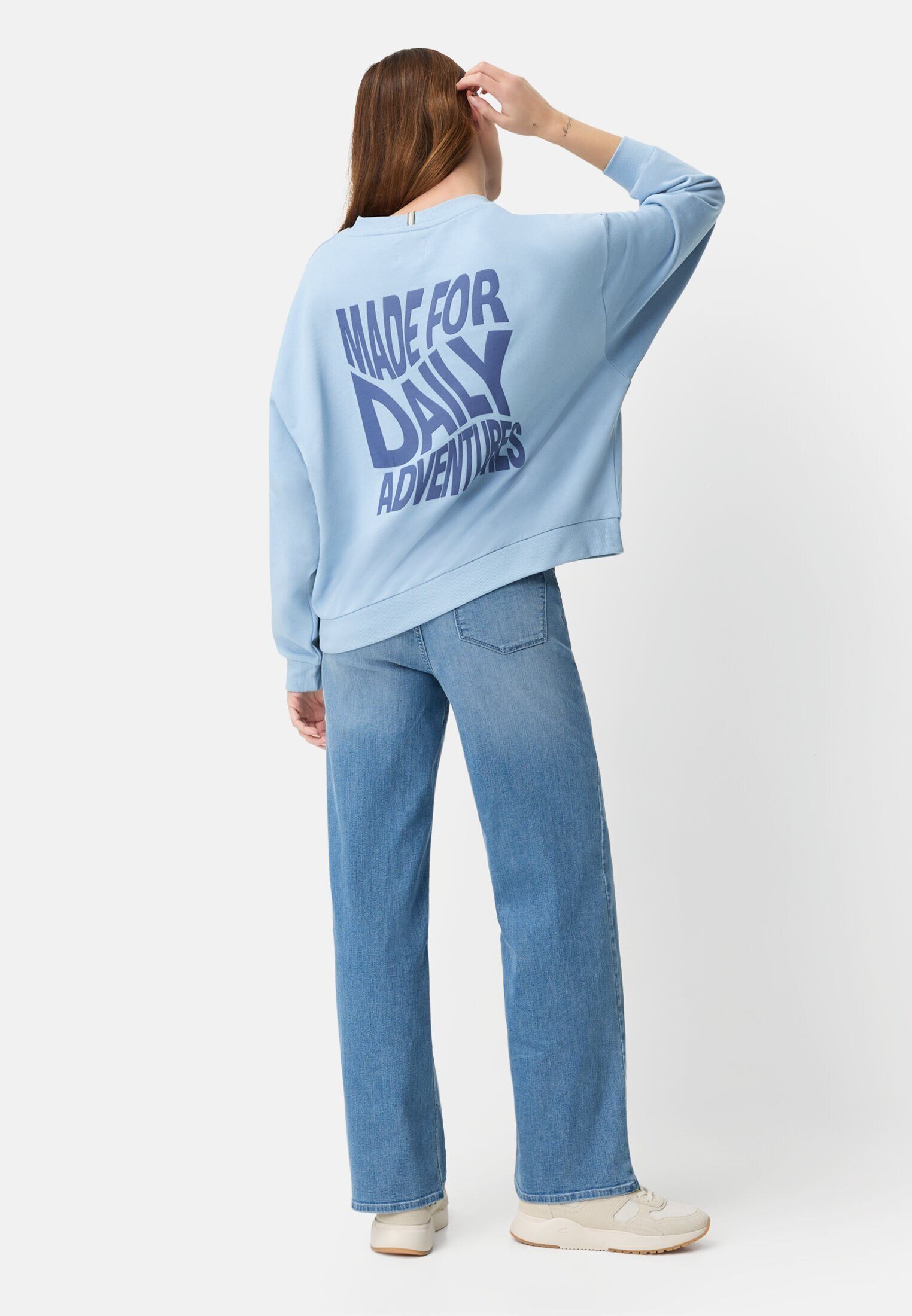 camel active Sweatshirt mit Backprint Langarm