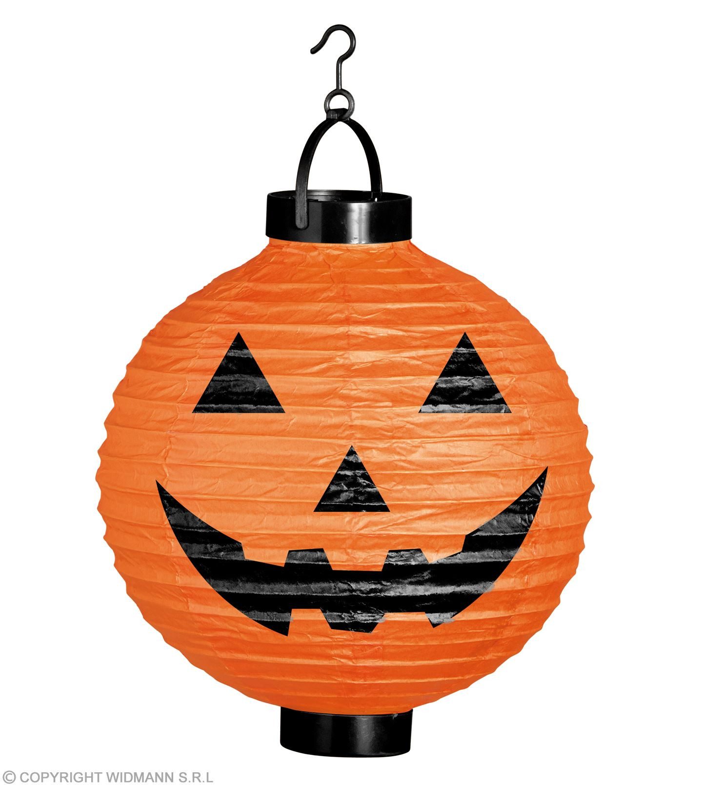 Widmann S.r.l. Dekoobjekt Halloween Deko Laterne 'Kürbis' LED 20 cm, Orange günstig online kaufen