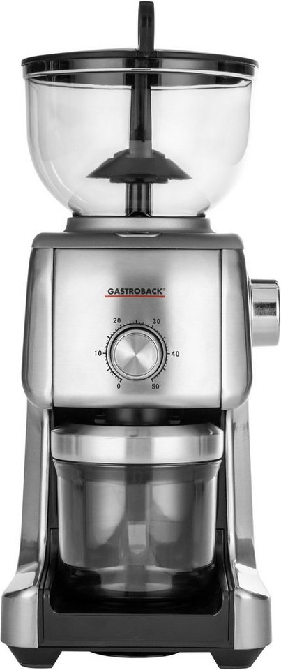 Gastroback Kaffeemühle 42642 Design Advanced Plus, 130 W, 400 g  Bohnenbehälter, beste Crema und bestes Aroma durch frisch gemahlener Kaffee