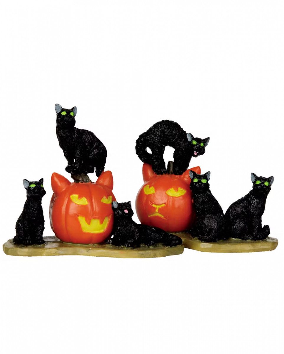 LeMax Dekofigur Halloween Cats 2er Set - Lemax Spooky Town