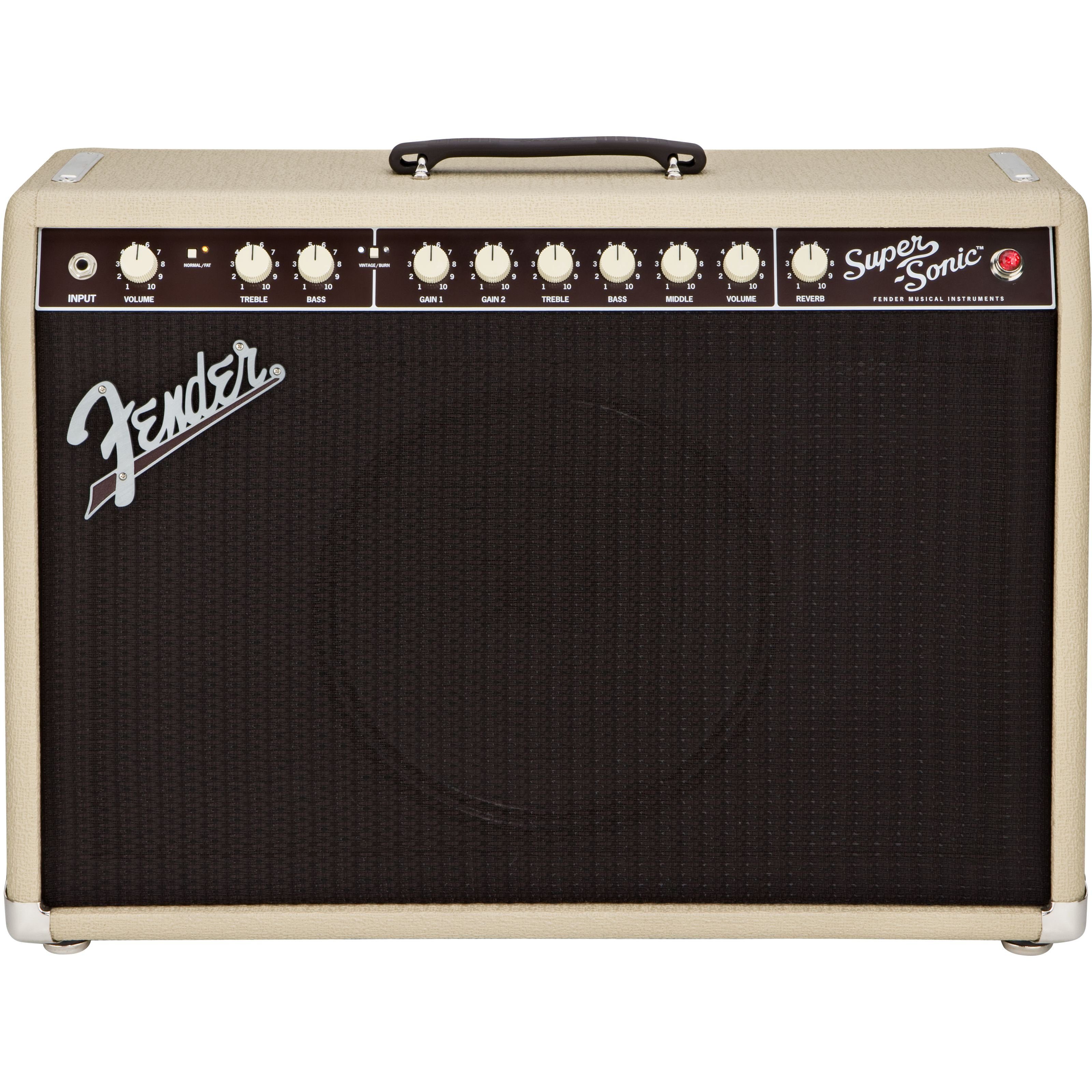 Fender Verstärker (Super-Sonic 22 Combo Blonde and Oxblood - Röhrenverstärker)