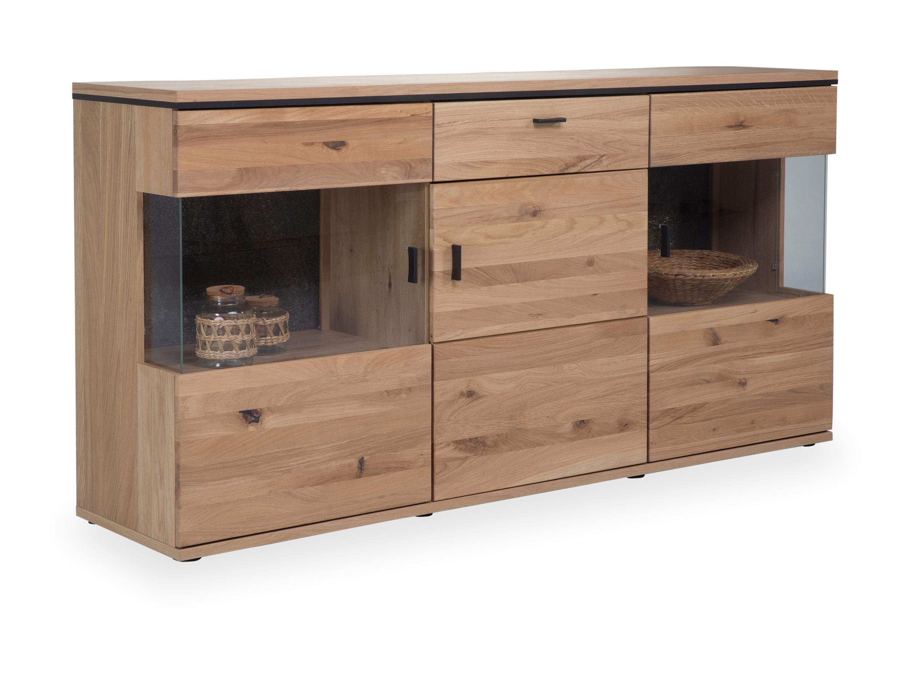 HARPER Sideboard Sideboard HARPER IPPY BHT 180x91x44 cm braun Kommode Bürokommode