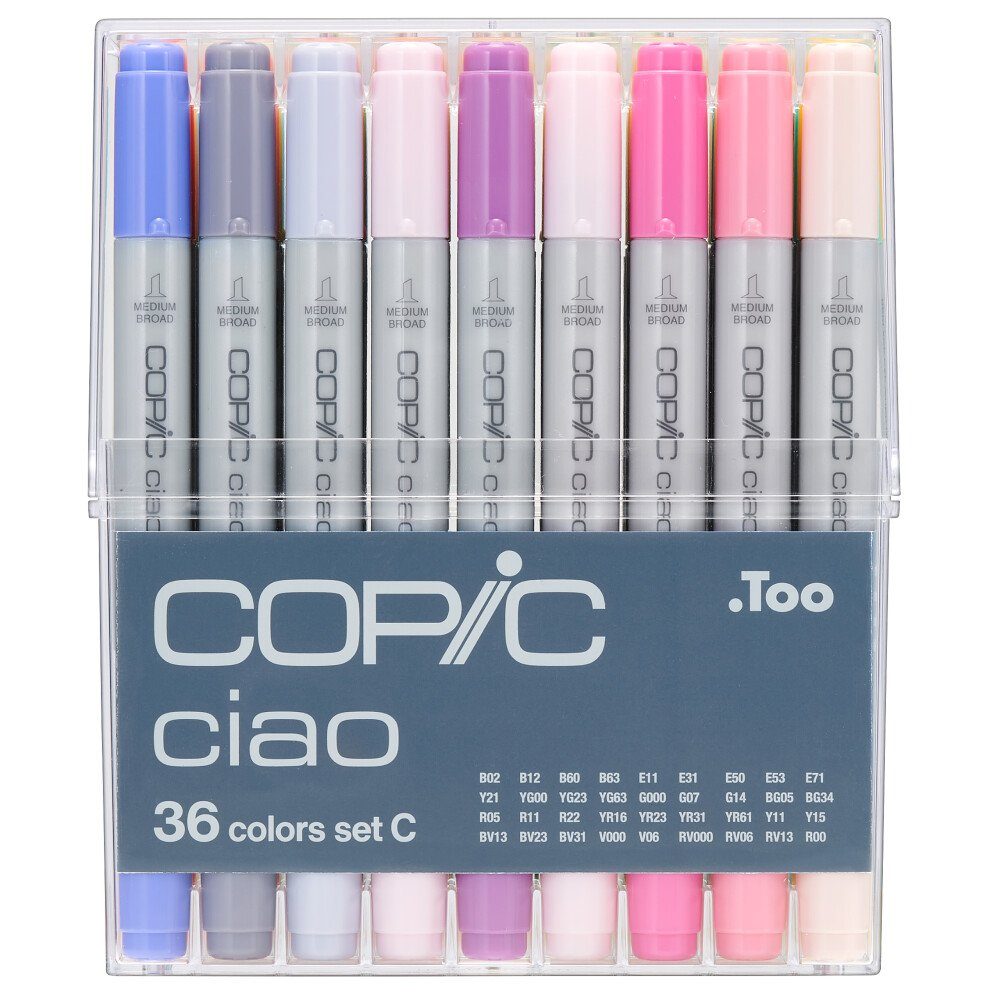 Marker Ciao Set C 36St - Künstlerstifte Set