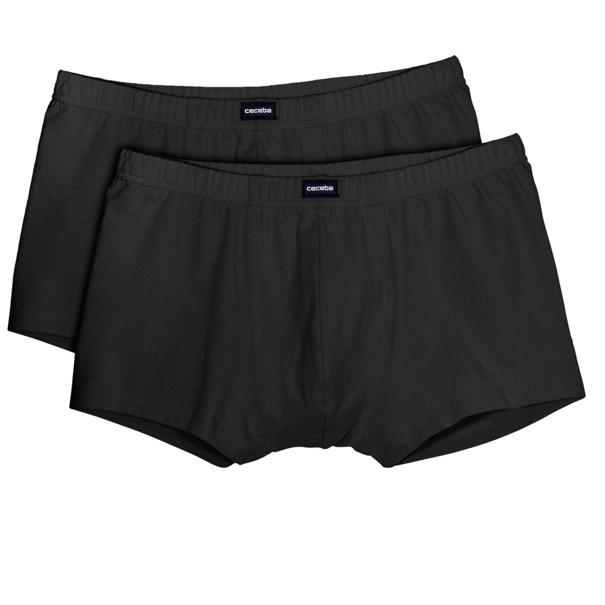 Retro Pants Ceceba 2er-Pack Pants Übergröße schwarz