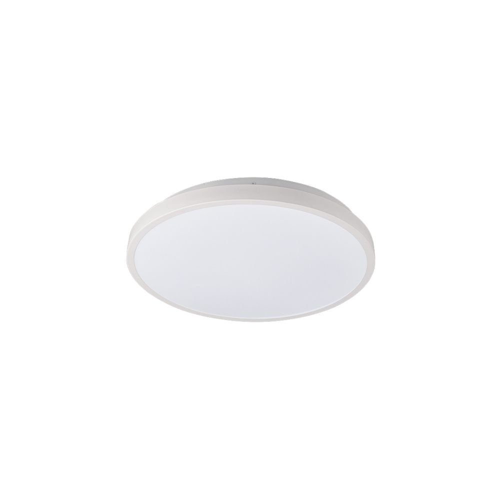 Licht-Erlebnisse Deckenleuchte LUKE, LED fest integriert, Neutralweiß, LED Deckenlampe Weiß 4000K Metall Ø38,5cm