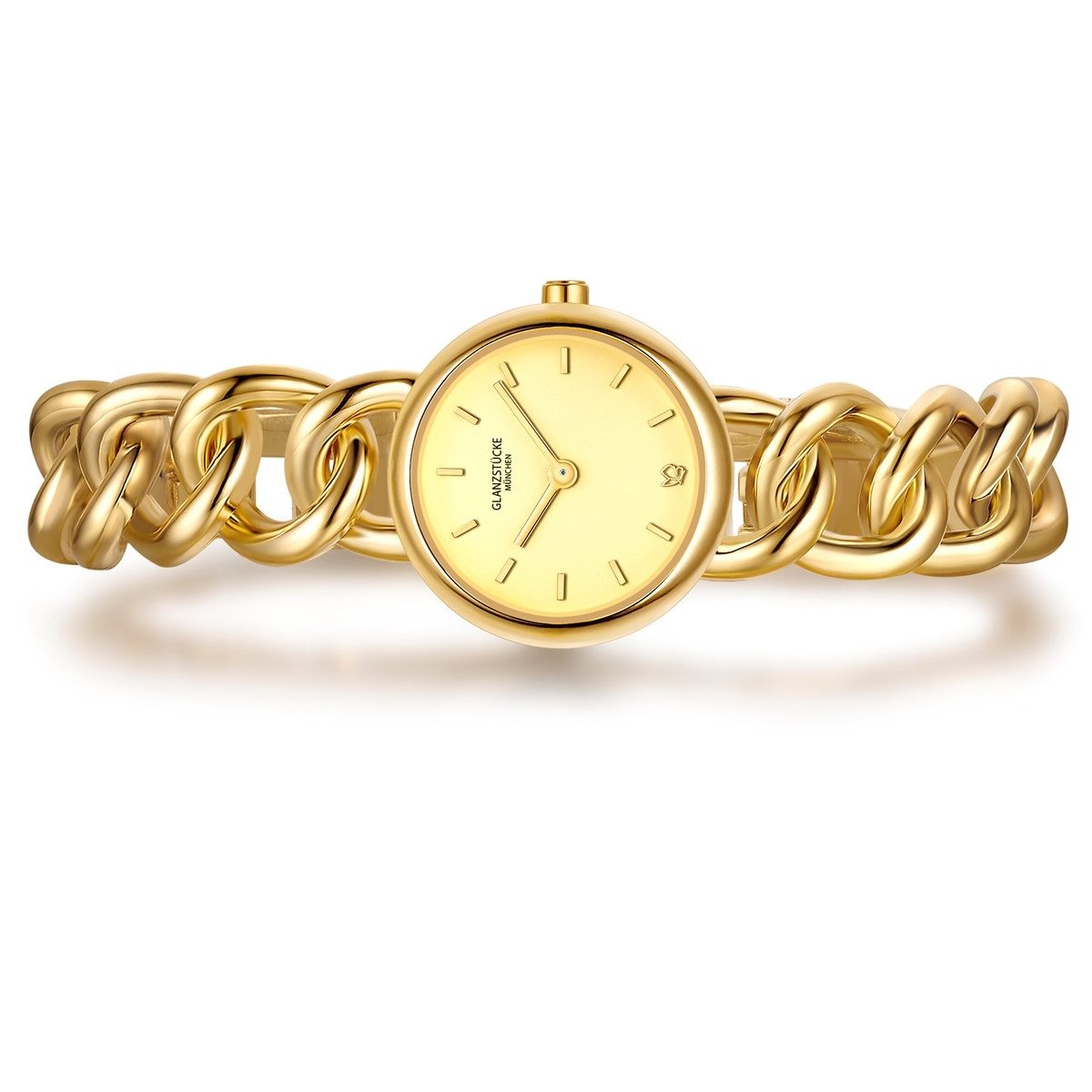 Glanzstücke München Quarzuhr gelbgold günstig online kaufen