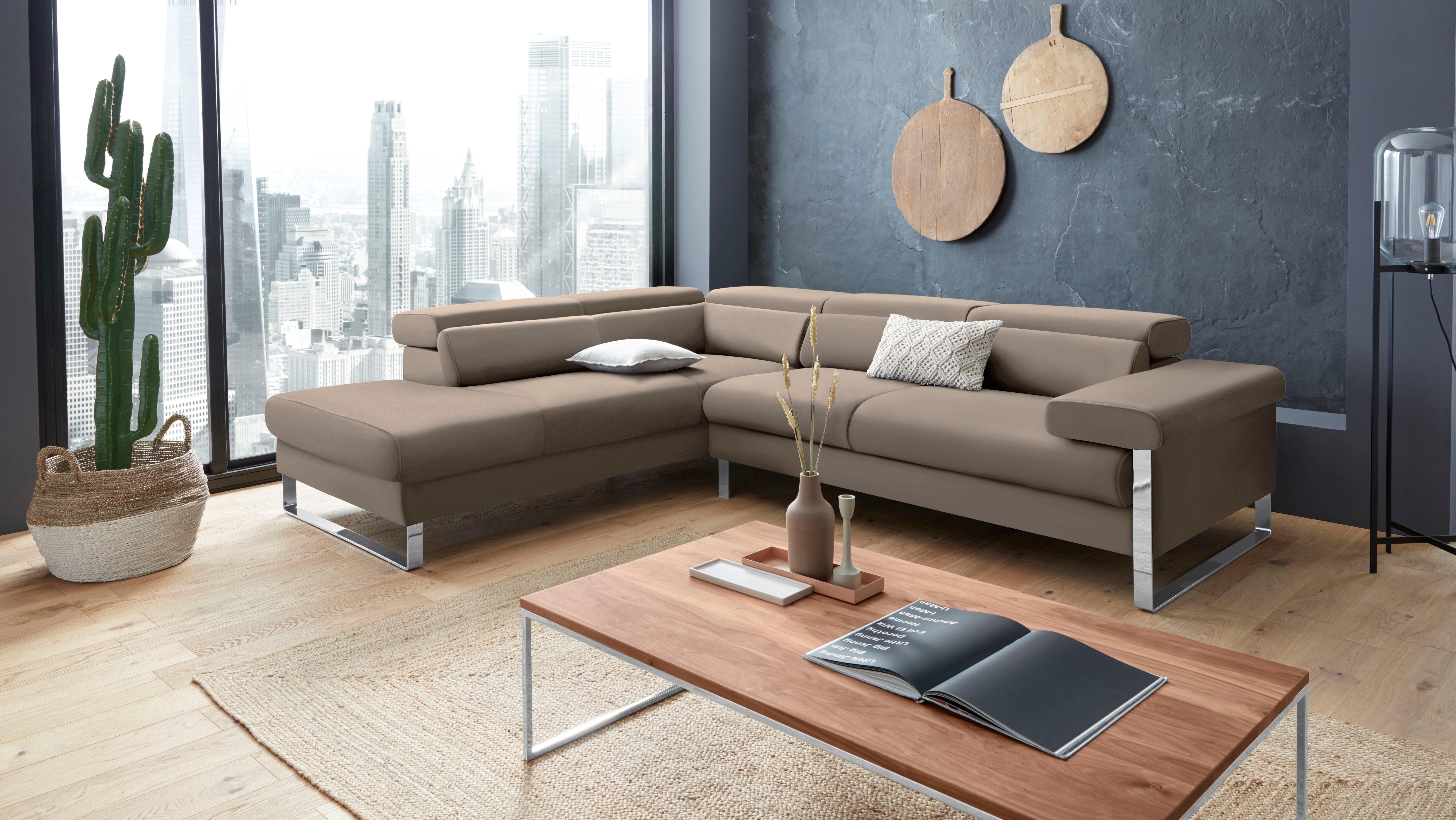 W.SCHILLIG Ecksofa "finn, toller Sitzkomfort, L-Form, hochwertige Verarbeit günstig online kaufen