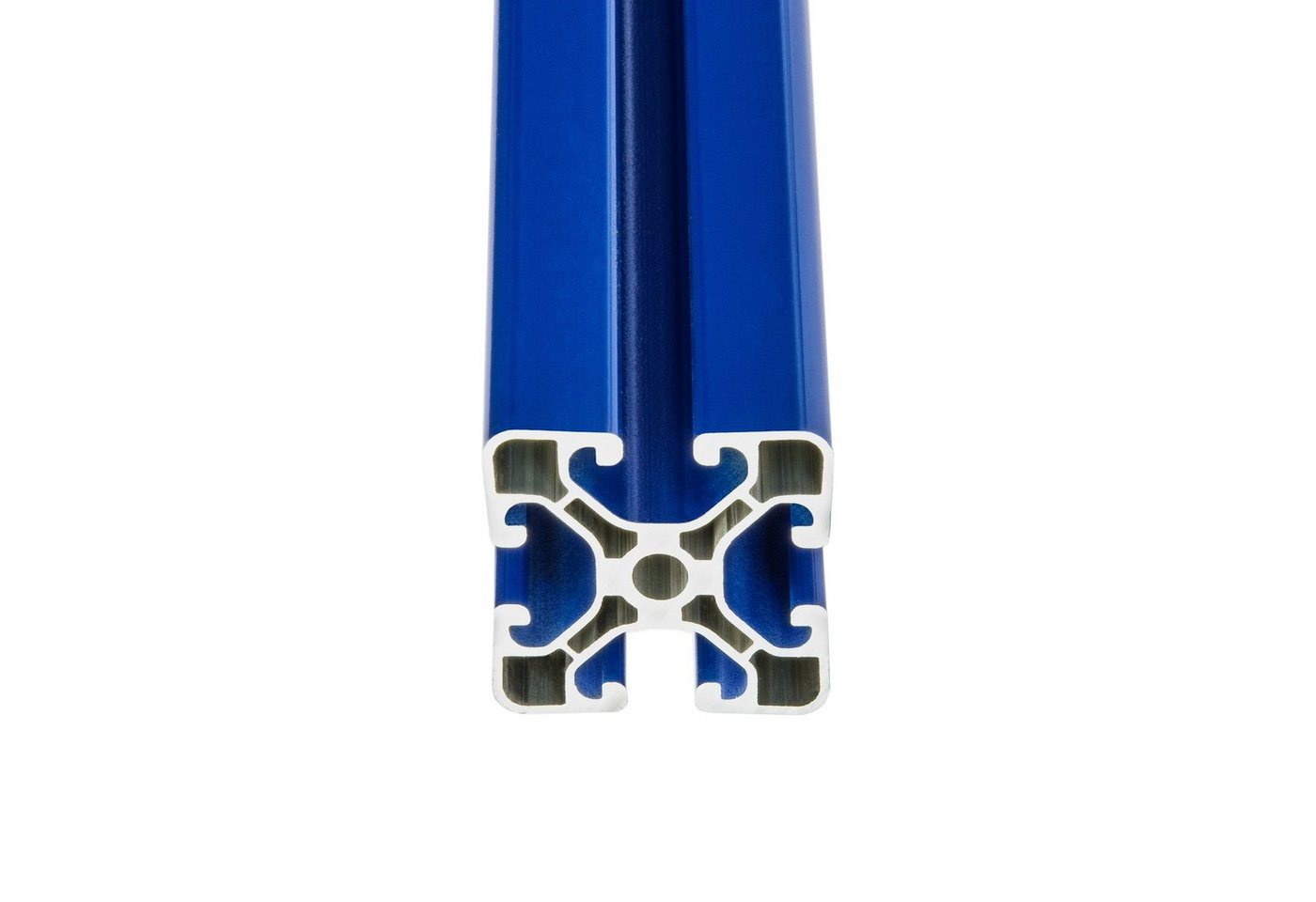 Thumbnail - SCHMIDT systemprofile Profil 6x 2m Aluminium Konstruktionsprofil 40x40mm Nut 8 Blau Nutprofil