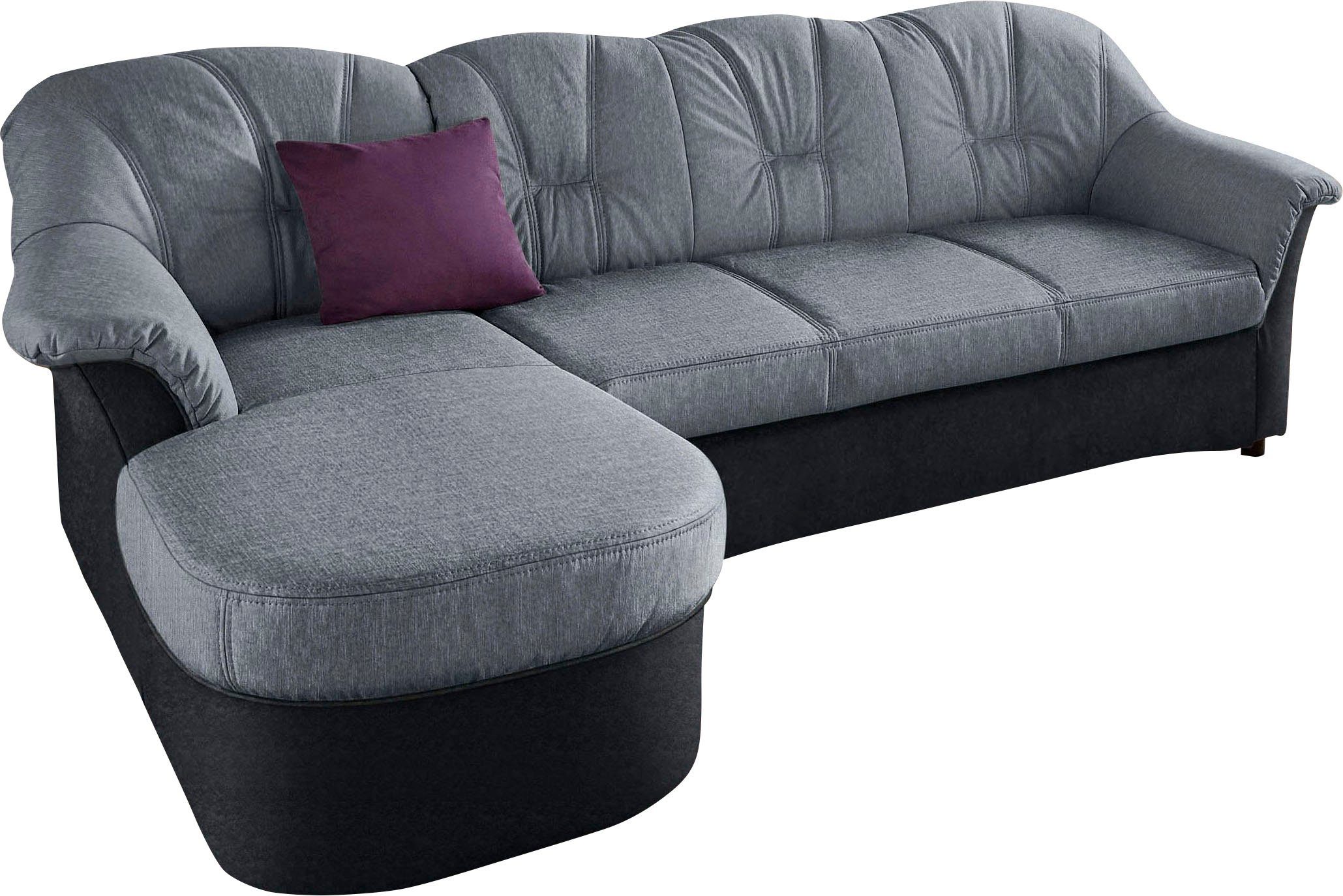 DOMO collection Ecksofa Flores Schlafsofa, B/T/H: 233/142/86 cm, L-Form, wa günstig online kaufen