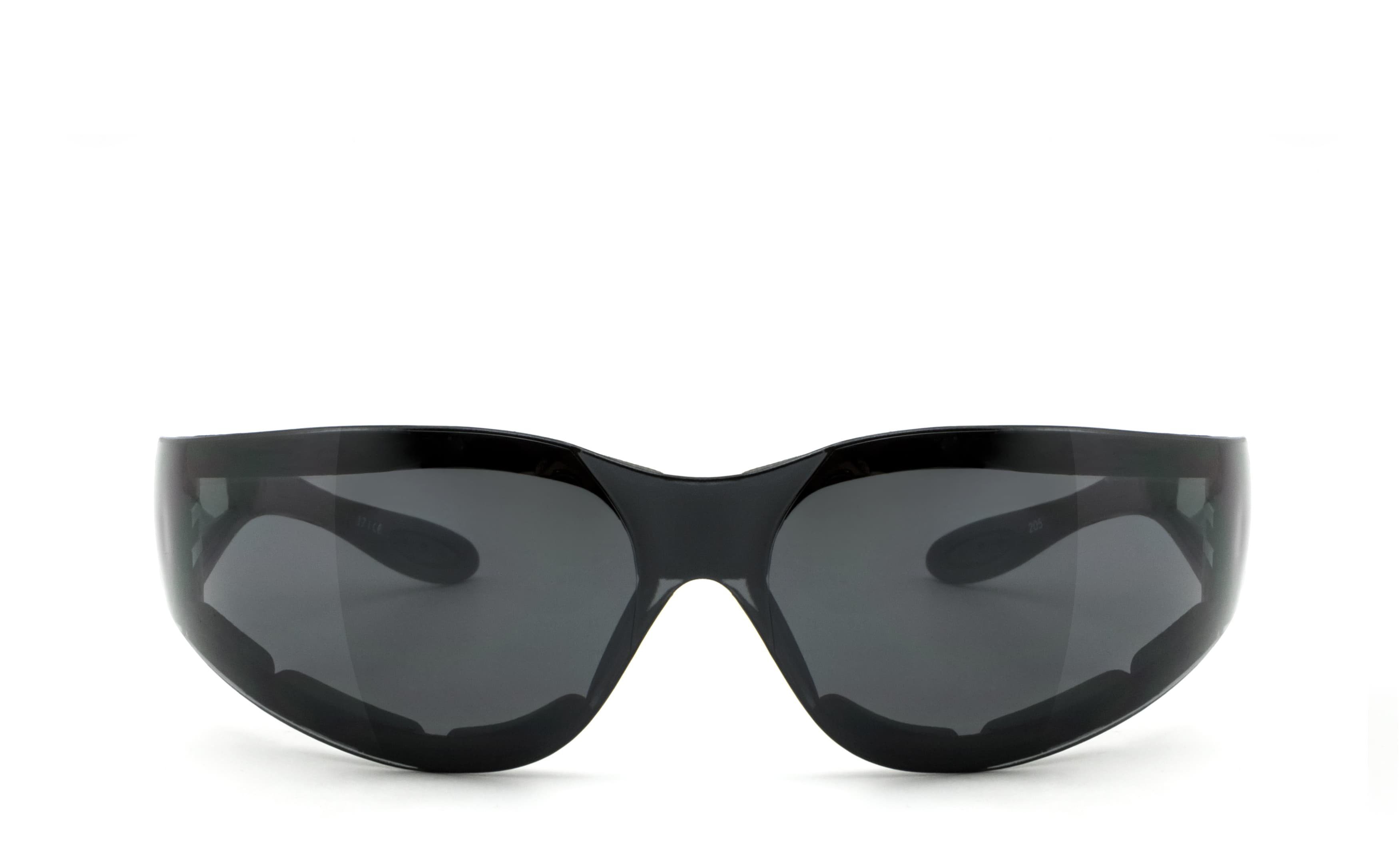 KingKerosin Motorradbrille KK205 gepolstert, Steinschlagbeständig durch Kunststoff-Sicherheitsglas