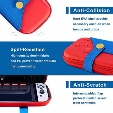 HYTIREBY Nintendo-Schutzhülle Switch Case für Nintendo Switch/Switch OLED (Wii U-Spiele)