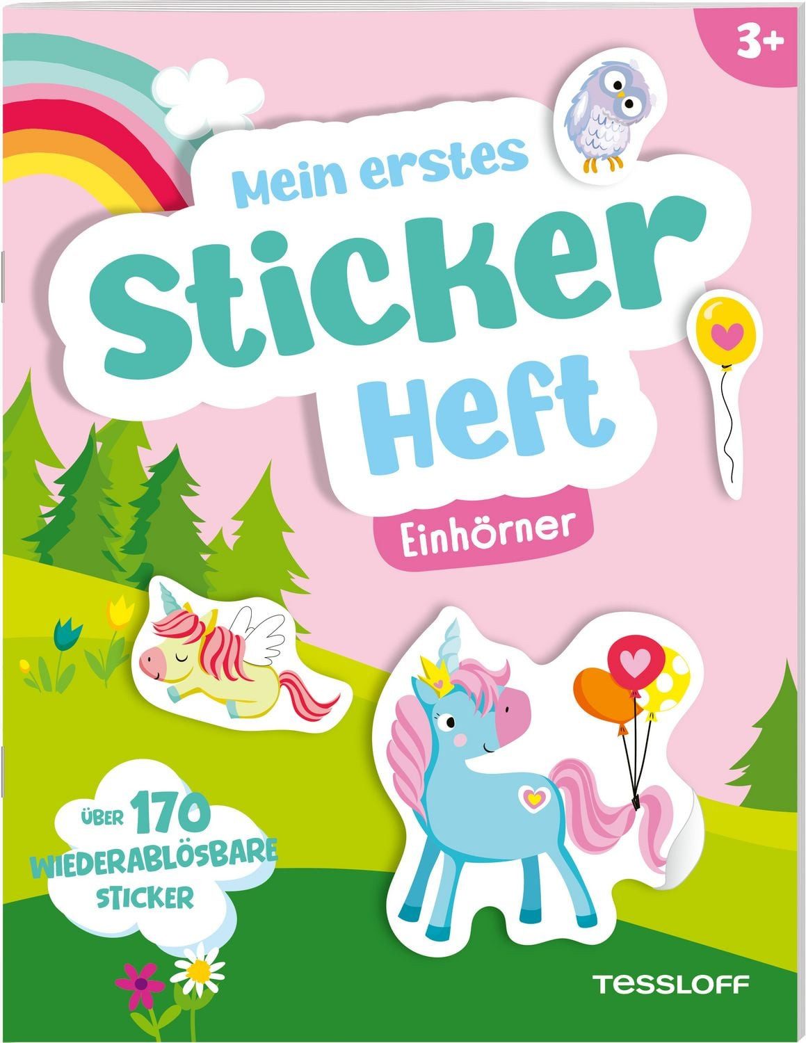 Mein erstes Stickerheft. Einhörner / diverse, Mit über 170 wiederablösbaren Stickern