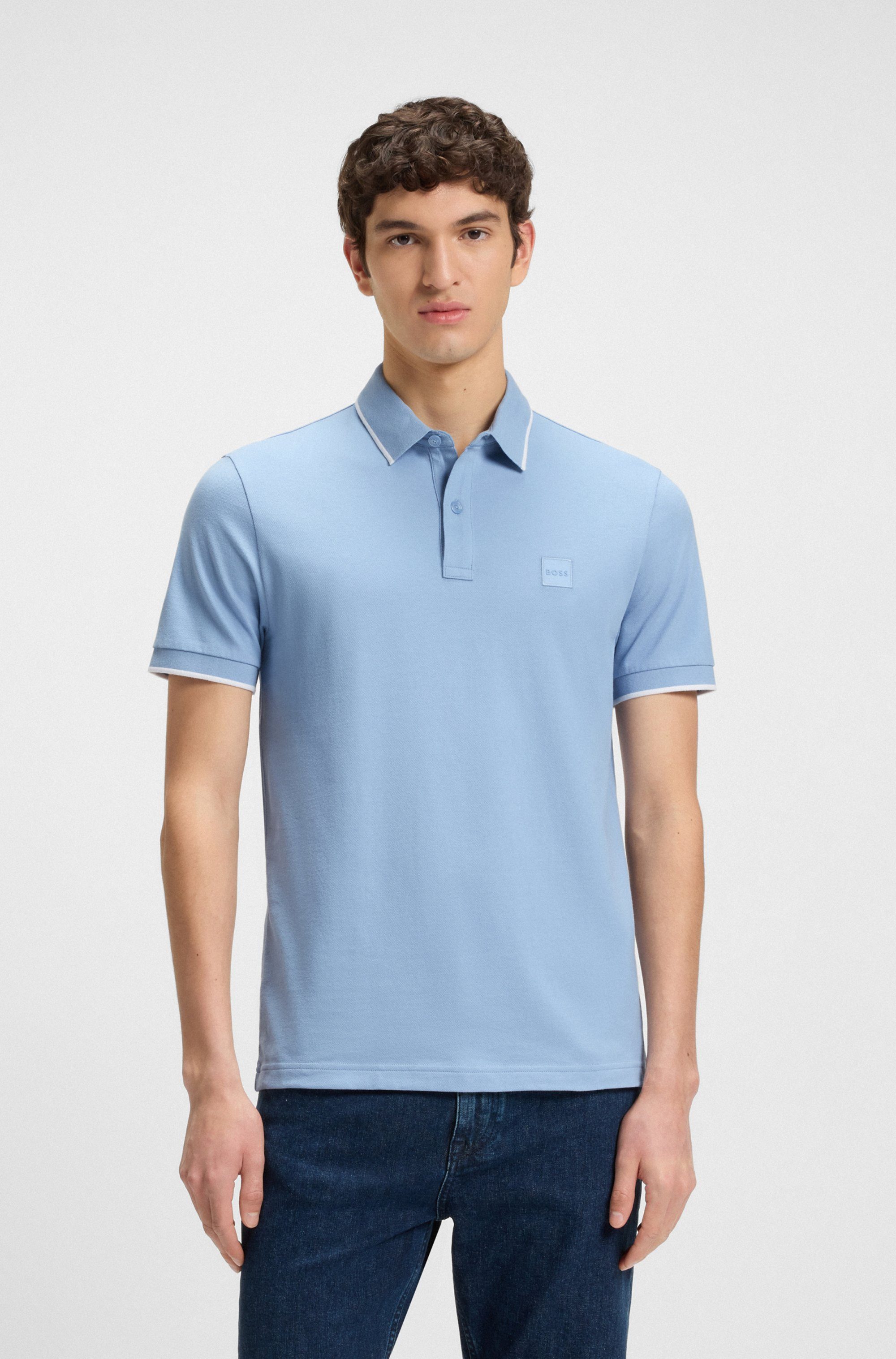 BOSS ORANGE Poloshirt Passertip mit BOSS günstig online kaufen