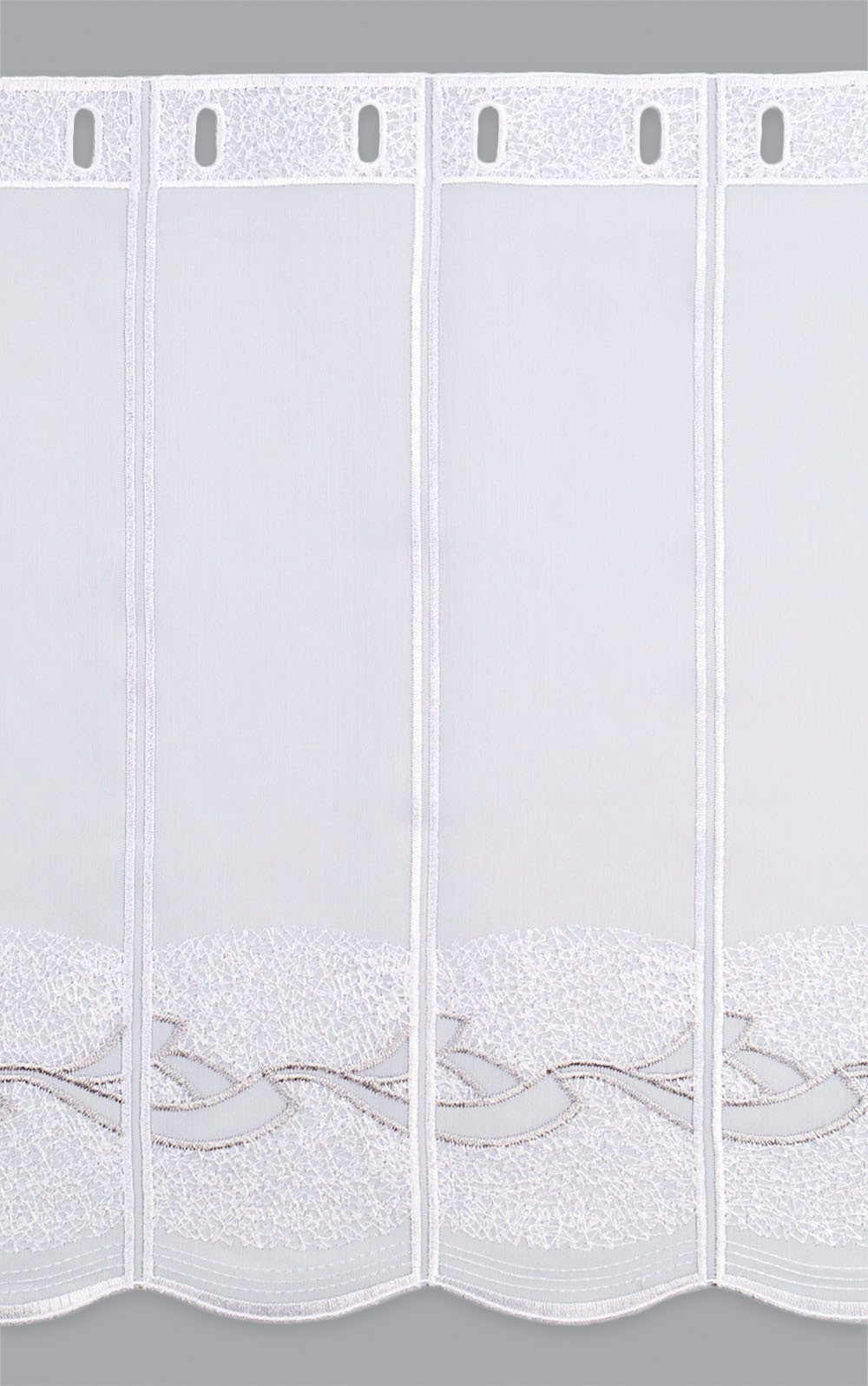 LYSEL® Scheibengardine Genia (1 St), transparent, HxB 30x94.5cm