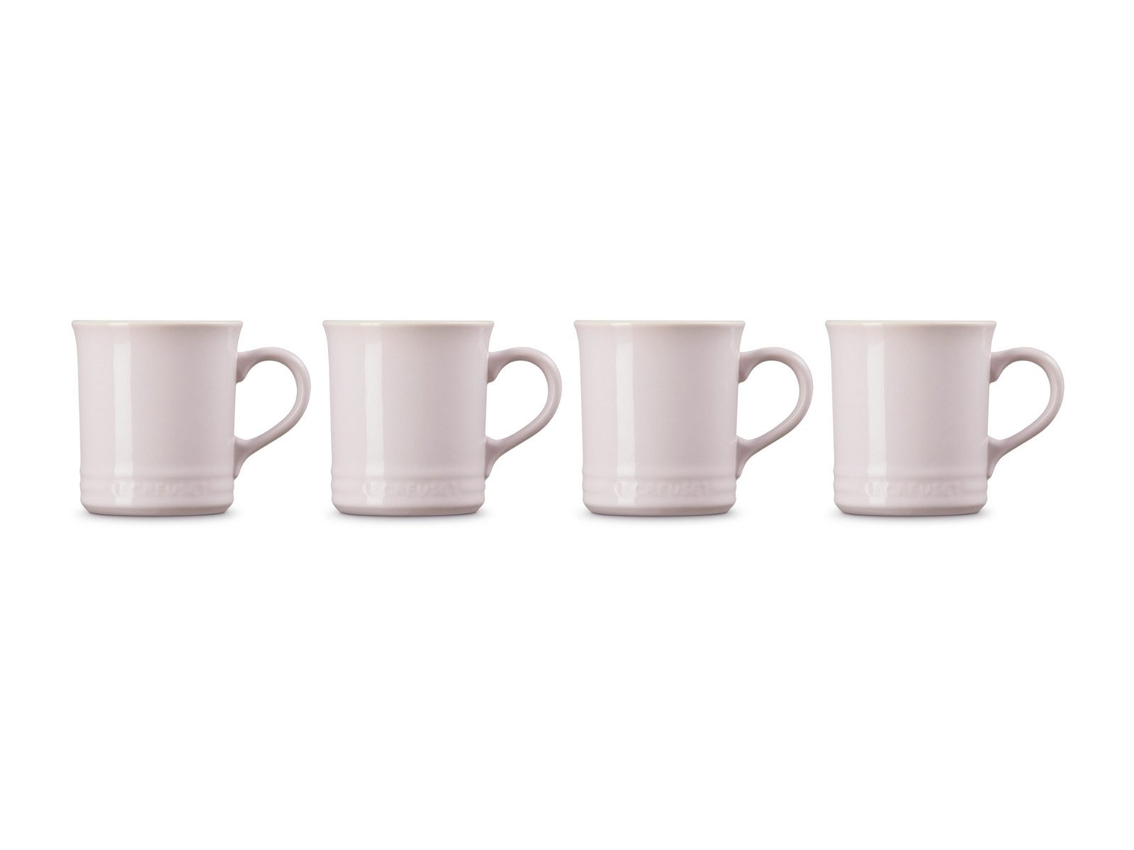 LE CREUSET Becher Becher Seattle 0,4l shallot Set 4tlg, Steinzeug