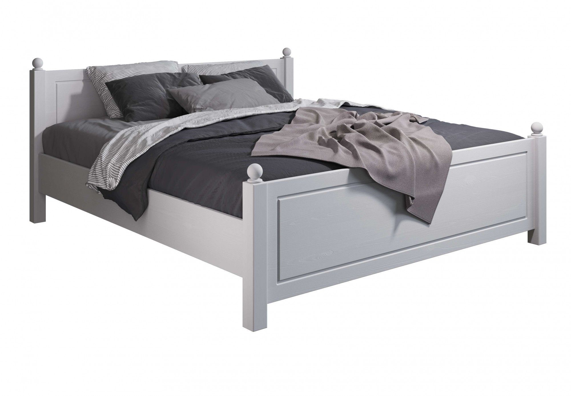 Home affaire Massivholzbett Mila, hohe Belastbarkeit Jugendbett,! FSC® zertifiziertes Massivholz (Breite/Belastbarkeit 180cm/220 KG, 140cm/180 KG, 90cm/=120 KG), aus massiver Kiefer, inklusive Lattenrost