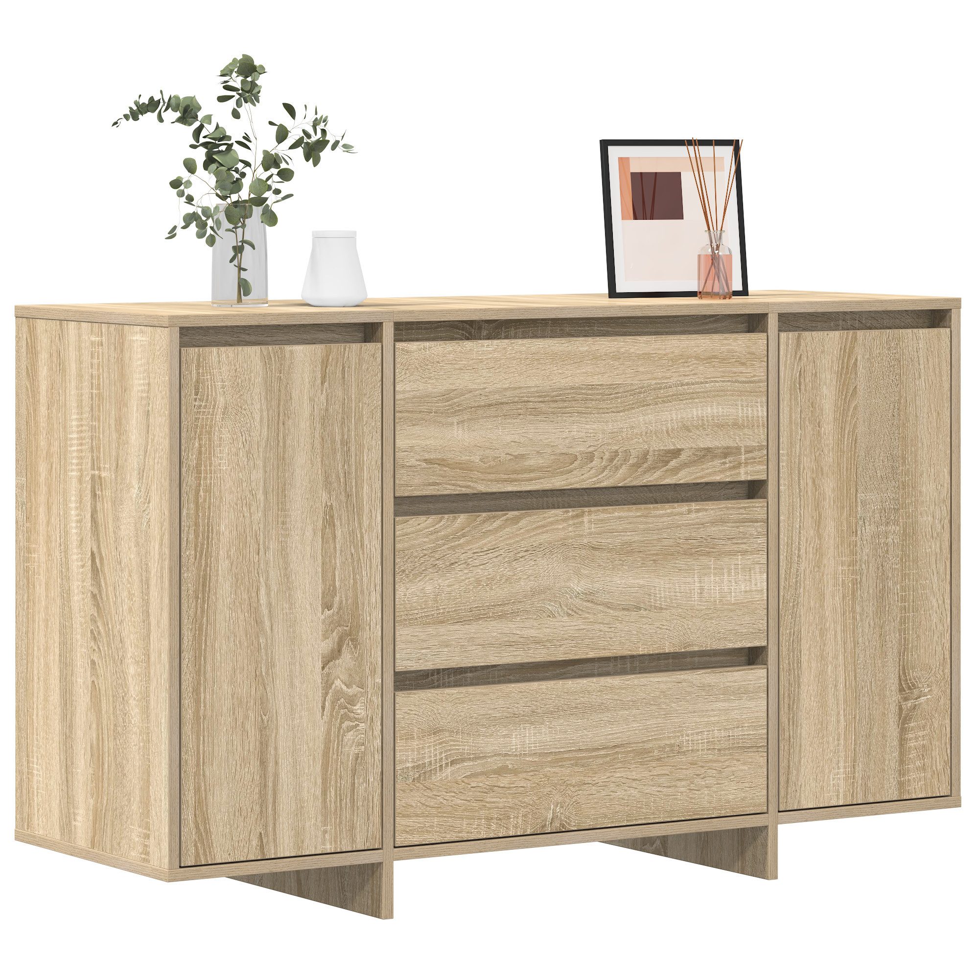 vidaXL Sideboard Sideboard Sonoma Eiche 120x41x75 günstig online kaufen