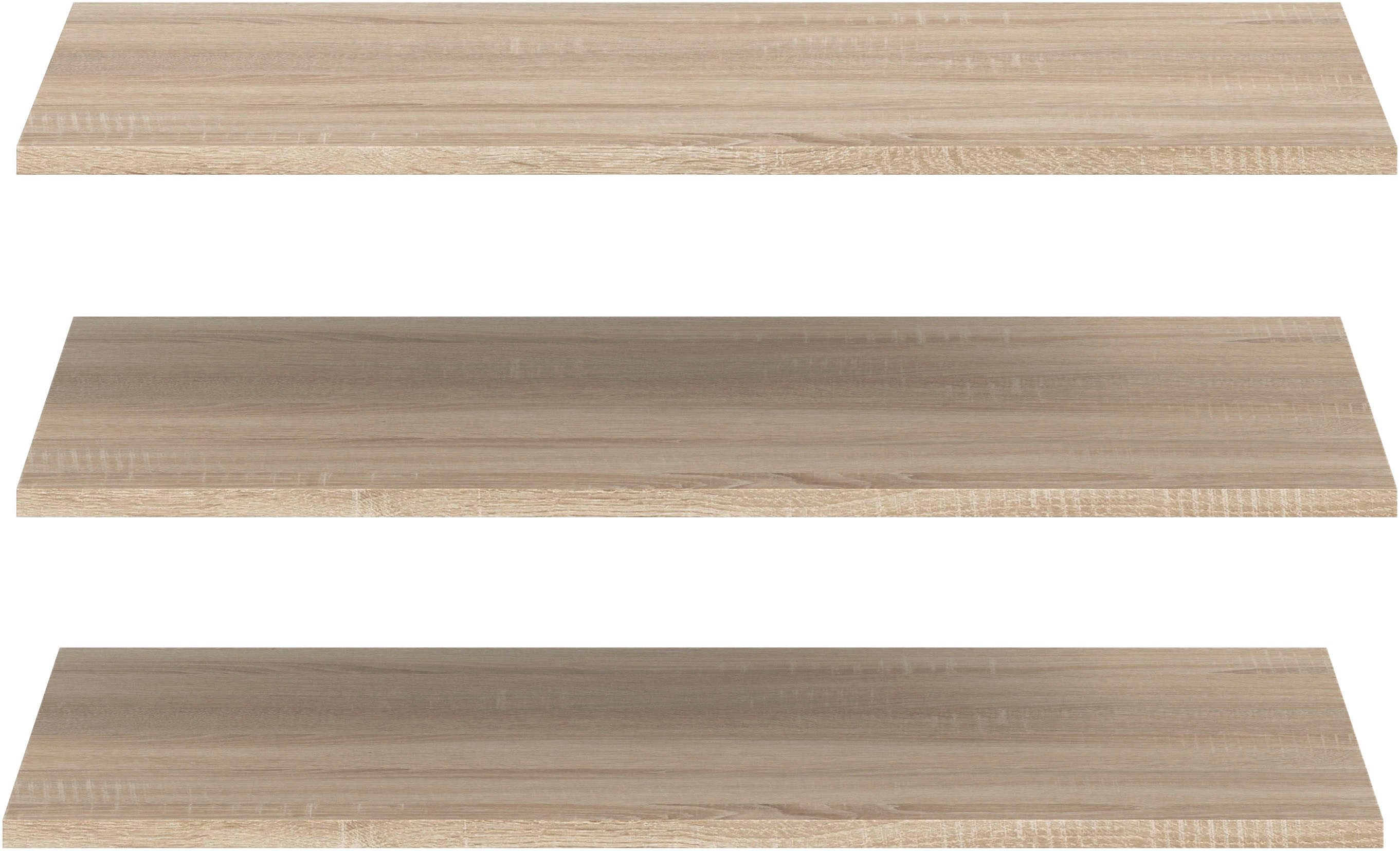 Home affaire Einlegeboden 3er Set, Breite 77cm (3 St), in verschiedenen Farben erhältlich, Fachböden, Böden, E-Böden,Bodenset