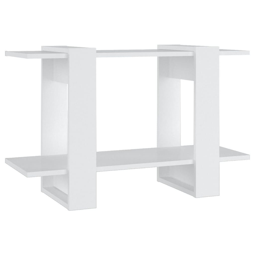 vidaXL Bücherregal Bücherregal/Raumteiler Weiß 80x30x51 cm, günstig online kaufen
