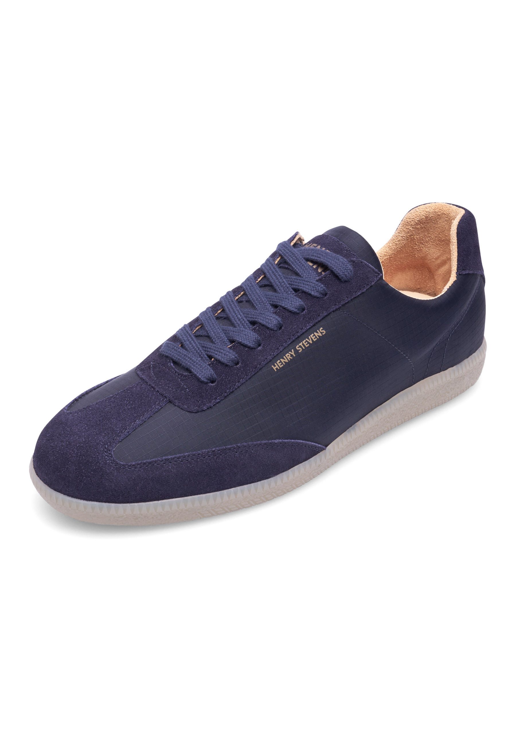 Henry Stevens Travis TIS Herrensneaker Sneaker Halbschuh Leder handgefertigt, sportlicher Freizeitschuh Herren