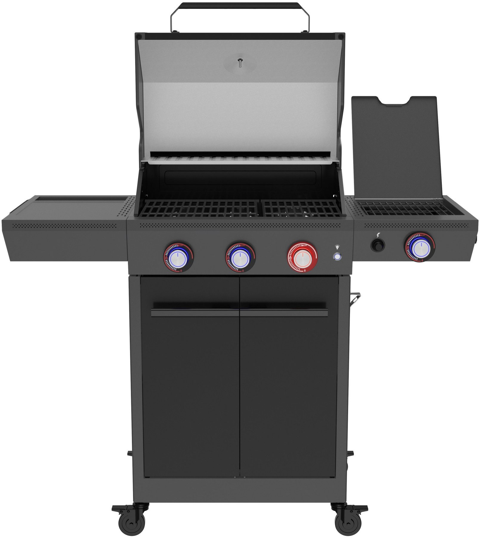 El Fuego Gasgrill Key West, 13 kW (3 Brenner je 3,0 kW + 1 Turbobrenner 4,0 kW)