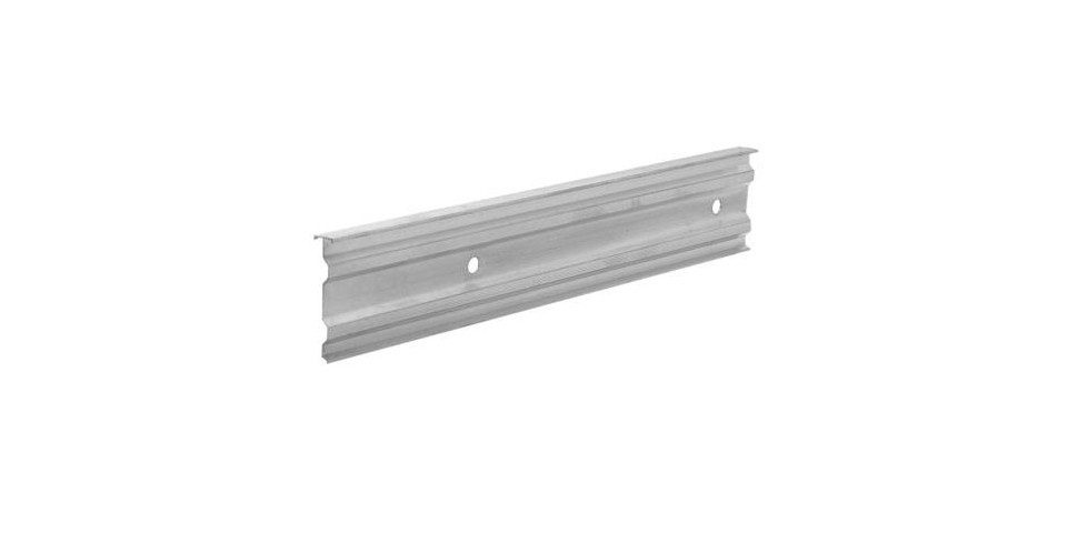Sarei Haus- und Gartentechnik Kantenleiste Sarei Kappleiste 1000 x 56 mm natur, Aluminium