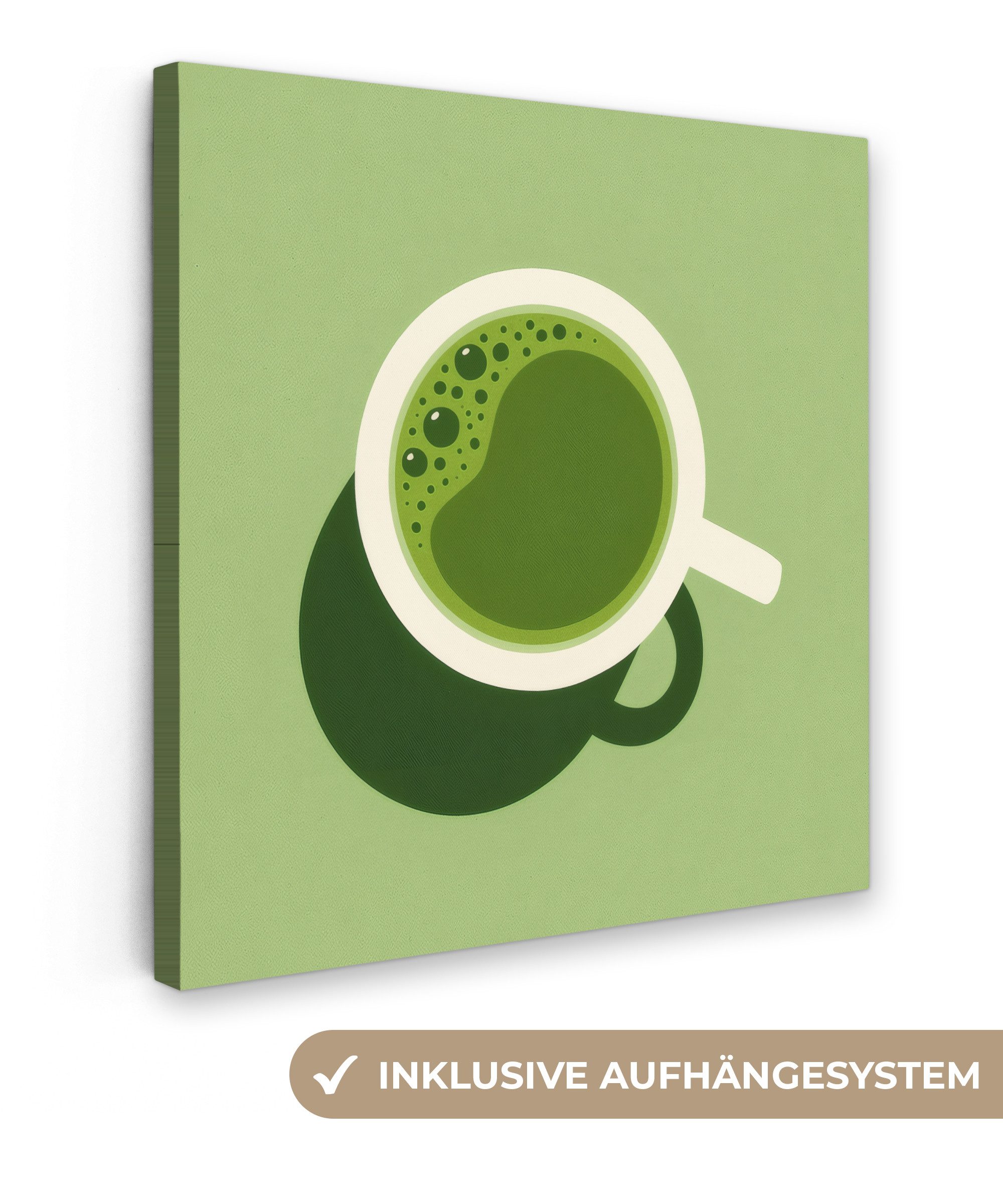 OneMillionCanvasses® Leinwandbild Minimalistisch - Becher - günstig online kaufen
