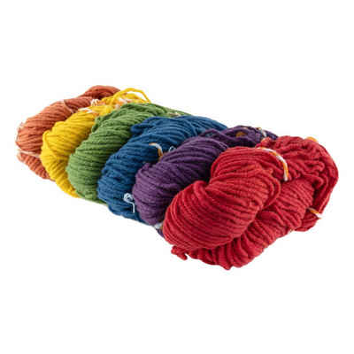 Filges Bastelnaturmaterial Strickwolle in kräftigen Farben