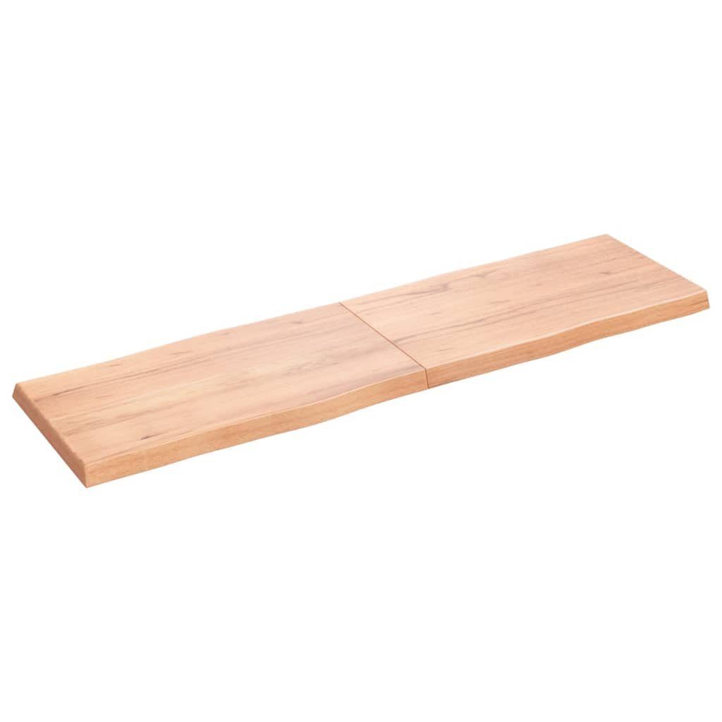 Tischplatte 180x50x(2-6) Massivholz cm furnicato St) Baumkante Behandelt (1