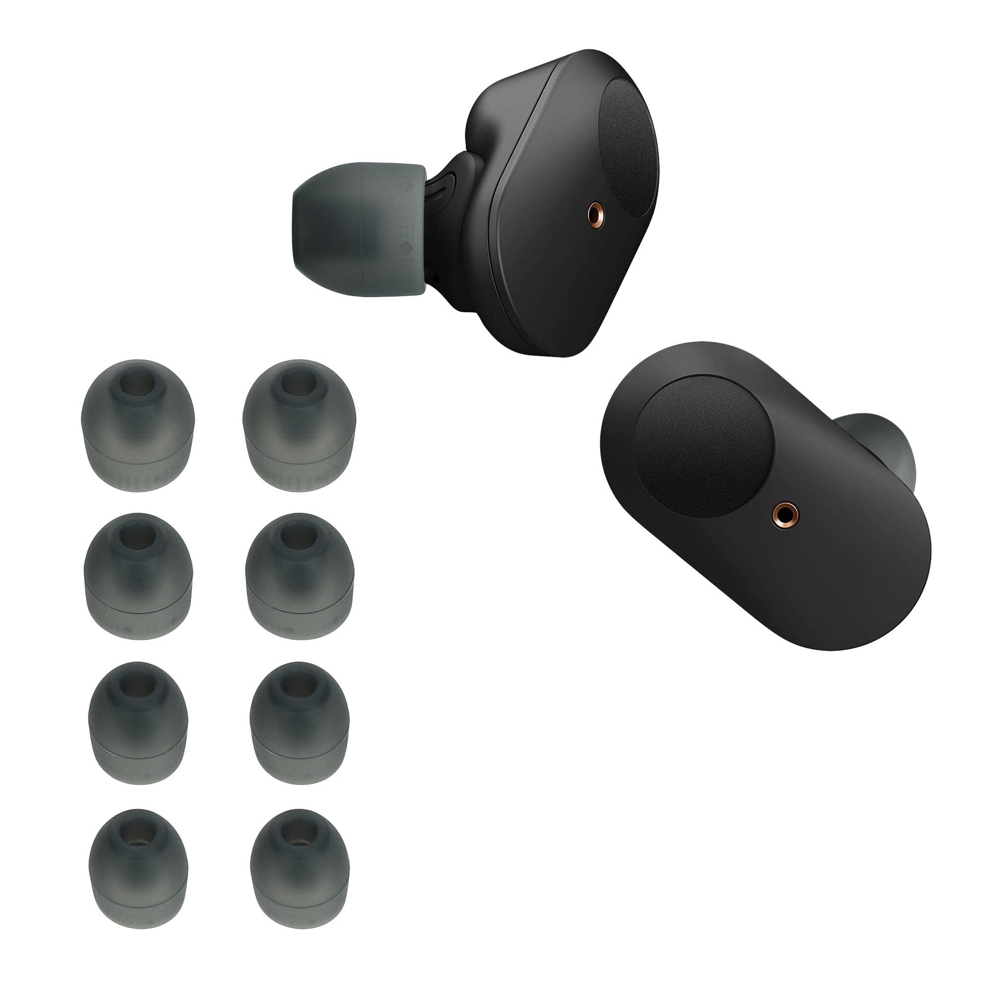 kwmobile 8x Ersatzpolster für Sony WF-1000XM3 / WF-SP900 / WF-SP510 Ohrpolster (4 Größen - Silikon Ersatz Ohrstöpsel für Sony In-Ear Headphones)