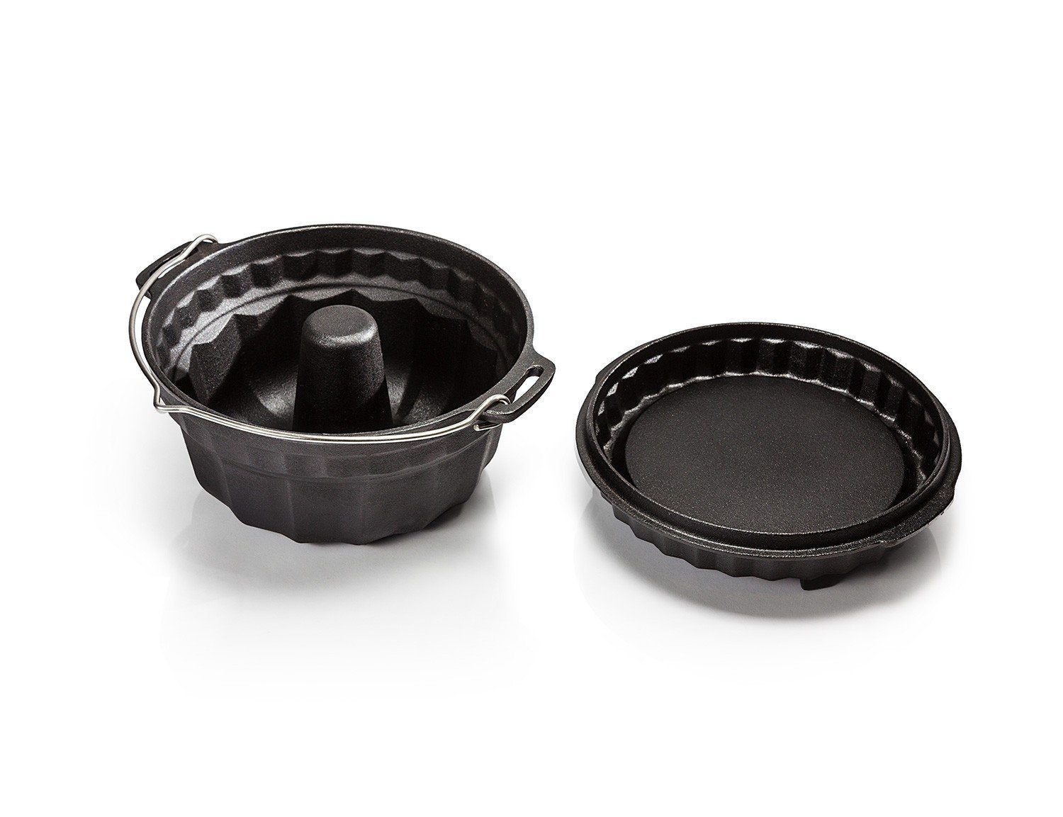 Petromax Feuertopf Petromax Dutch Oven gf1 Gugelhupfform mit Tortendeckel, Gusseisen