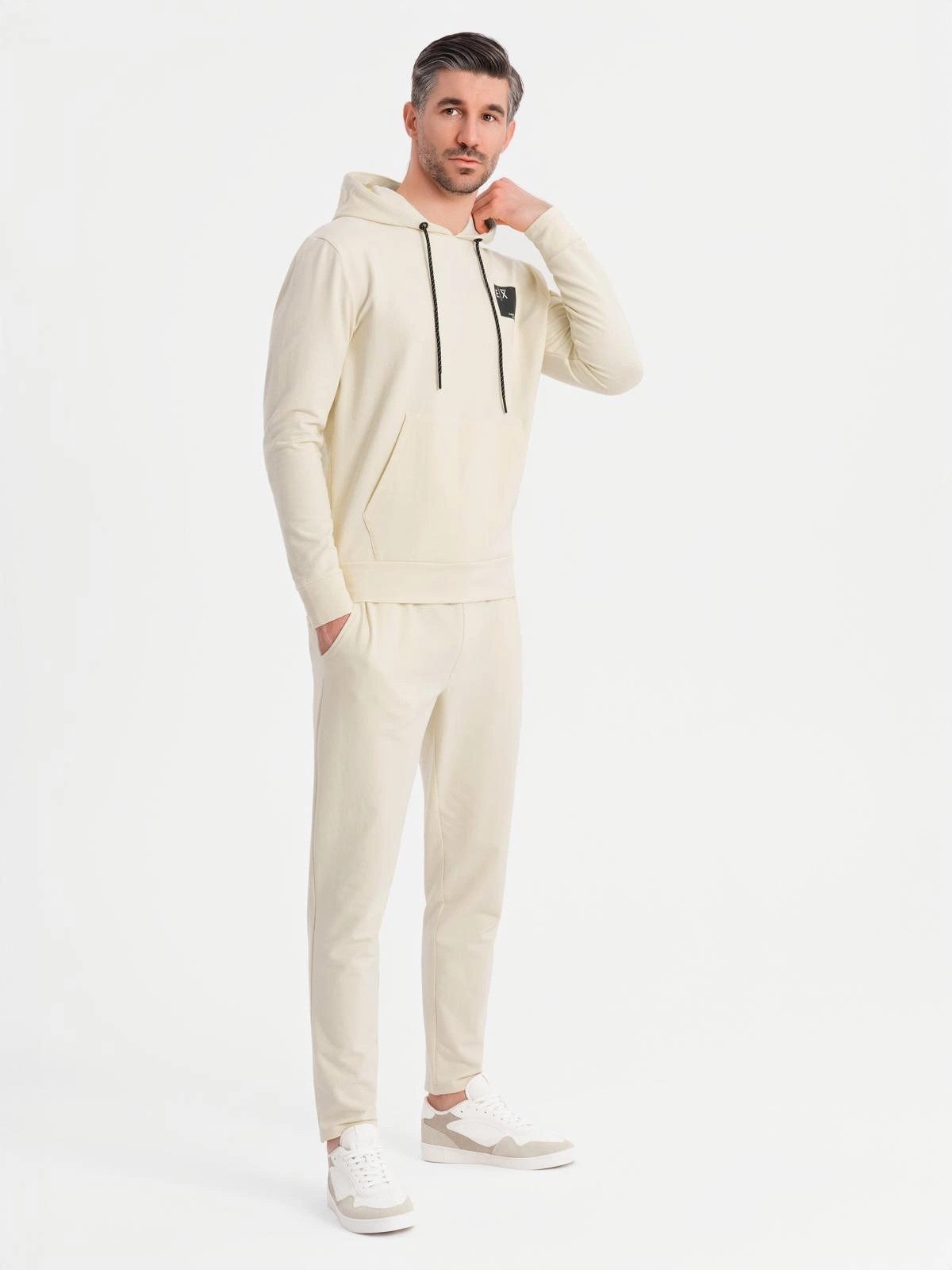 OMBRE Sweatanzug Sweatshirt-Set Kapuzenpulli + Sweathose