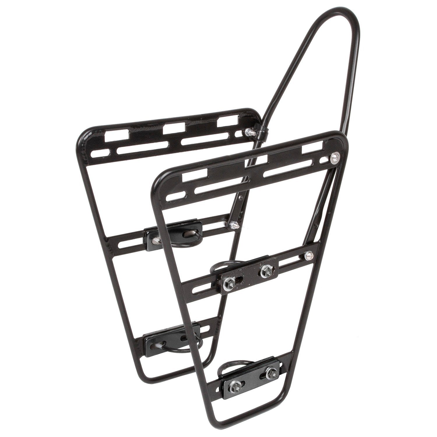 Fahrrad-Gepäckträger Vorderradgepäckträger LOWRIDER Dural Aluminium schwarz