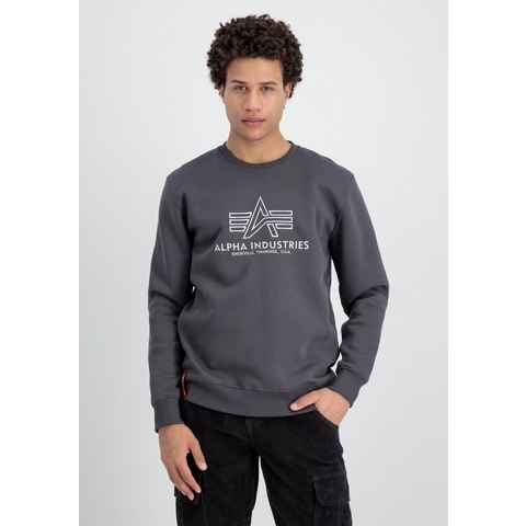 Alpha Industries Sweater ALPHA INDUSTRIES Men - Sweatshirts Basic Sweater Embroidery