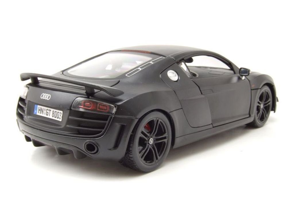 Maisto® Modellauto Audi R8 GT matt schwarz, Maßstab 1:18