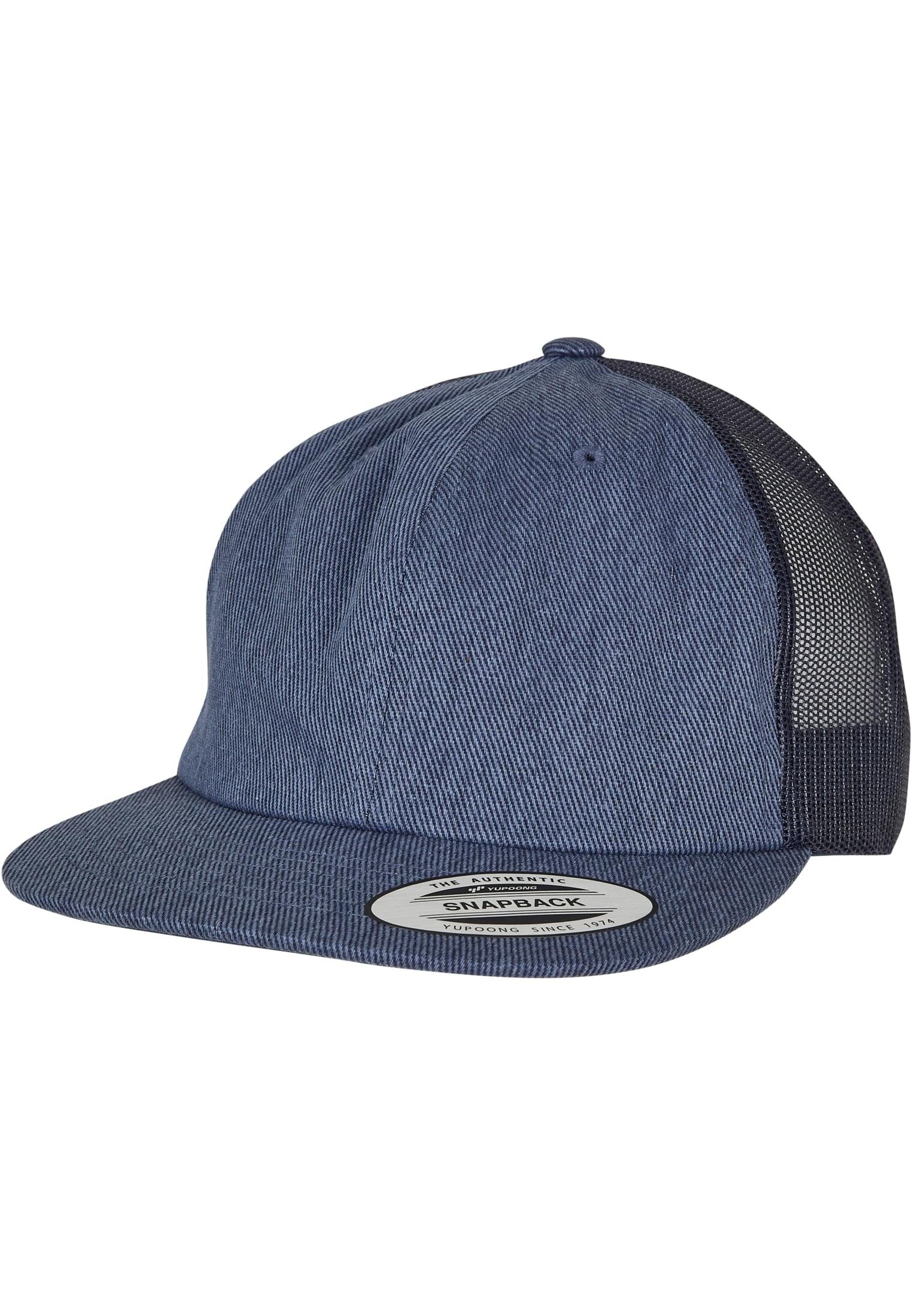 Accessoires blue Flex raw Trucker Denim Flexfit Cap