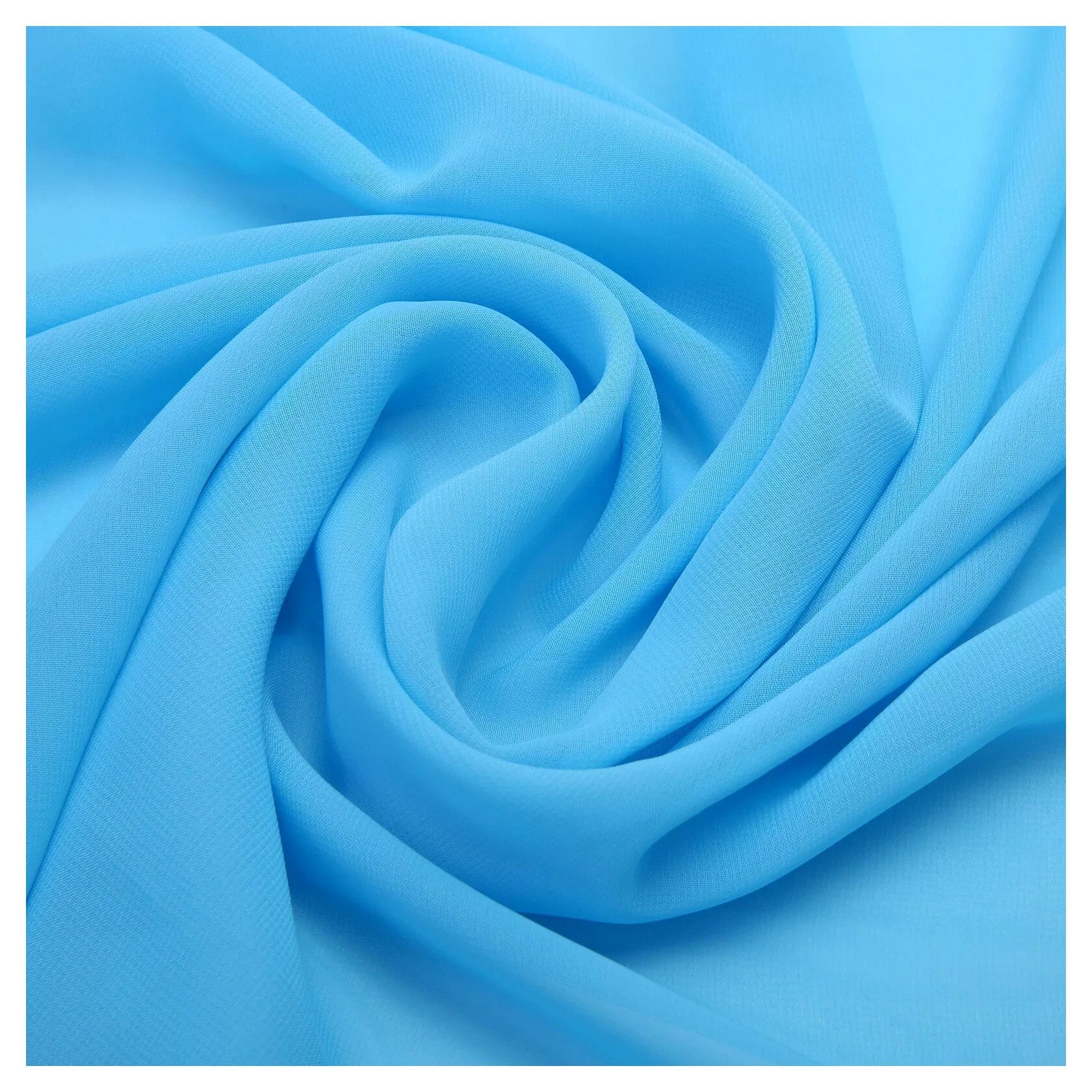 Jirex Trading Company Stoff Chiffon Meterware 150cm .br Dekoration Bekleidung Abendmode