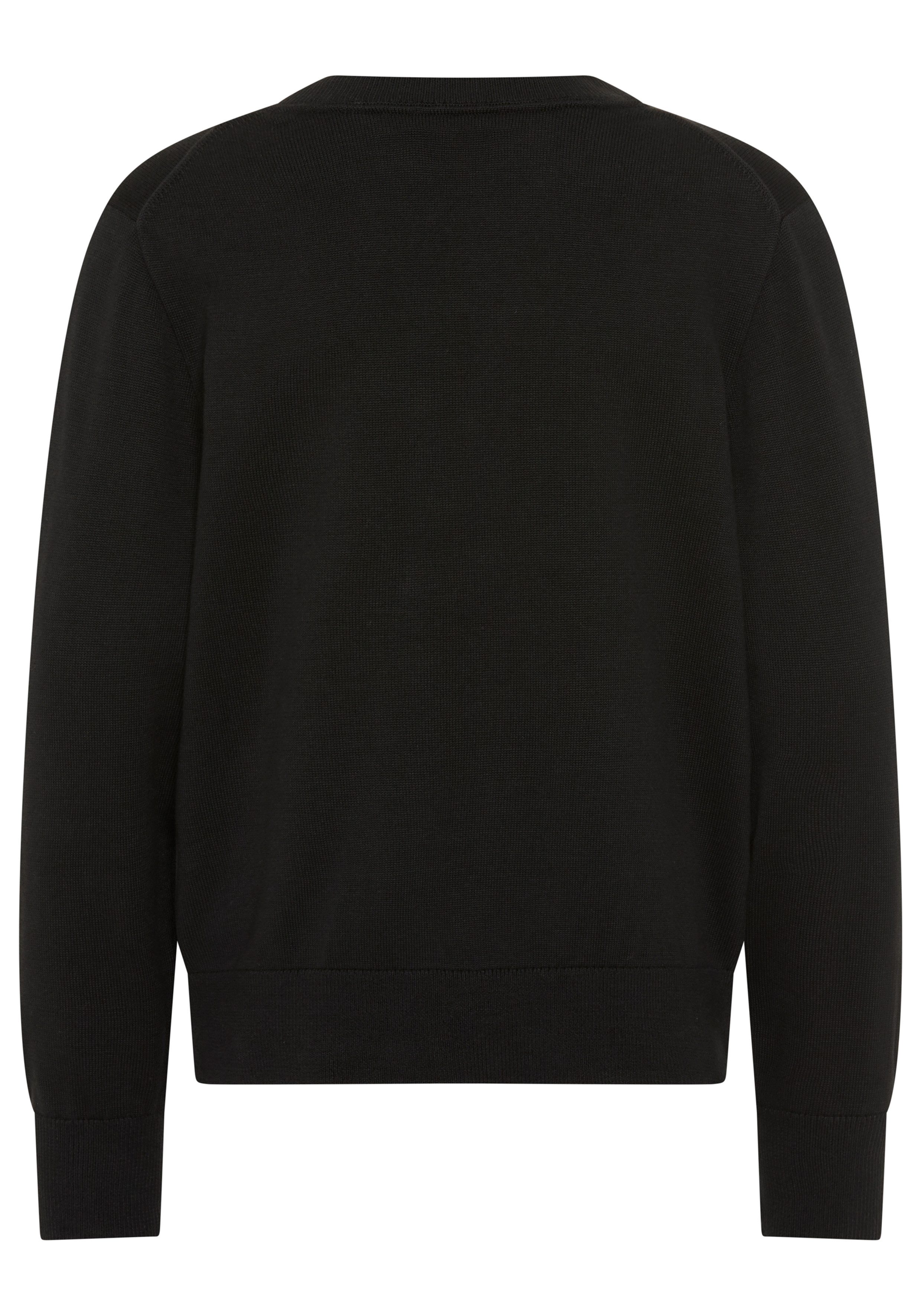 Calvin Klein Jeans Strickpullover MONOGRAM REG. SWEATER CN Regular fit mit Markenlogo