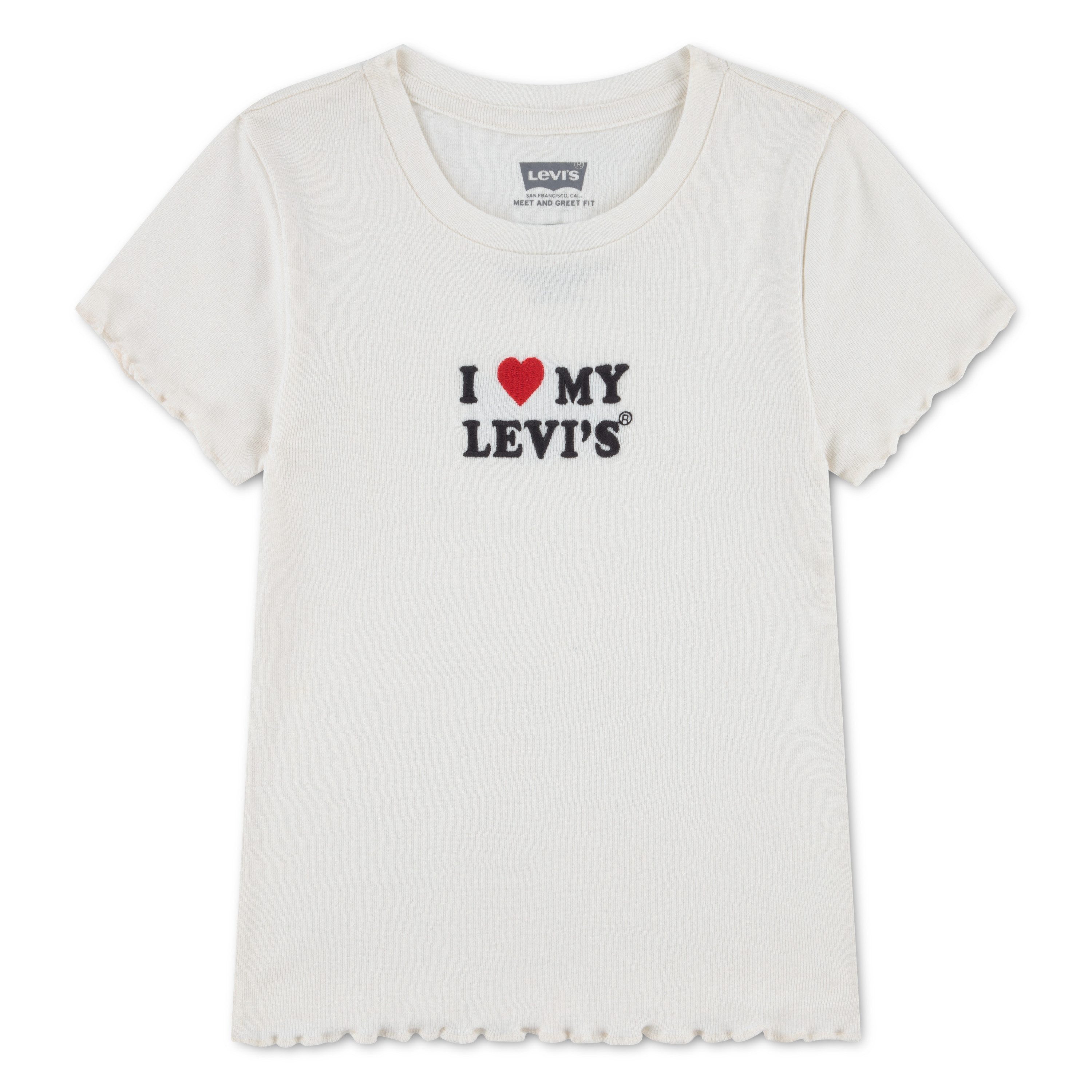 Levi's® Kids Kurzarmshirt LVG I HEART MY LEVIS TOP mit Statement-Print - for Girls